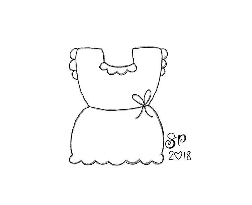Lace Dress Cookie Cutter (2018) - Sweetleigh 