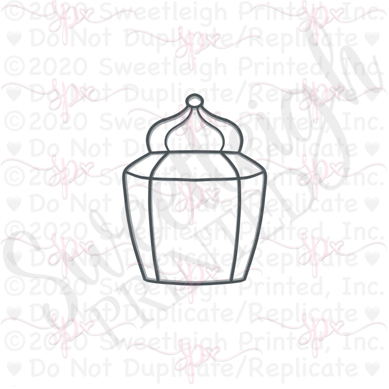 Lantern 1 Cookie Cutter - Sweetleigh 