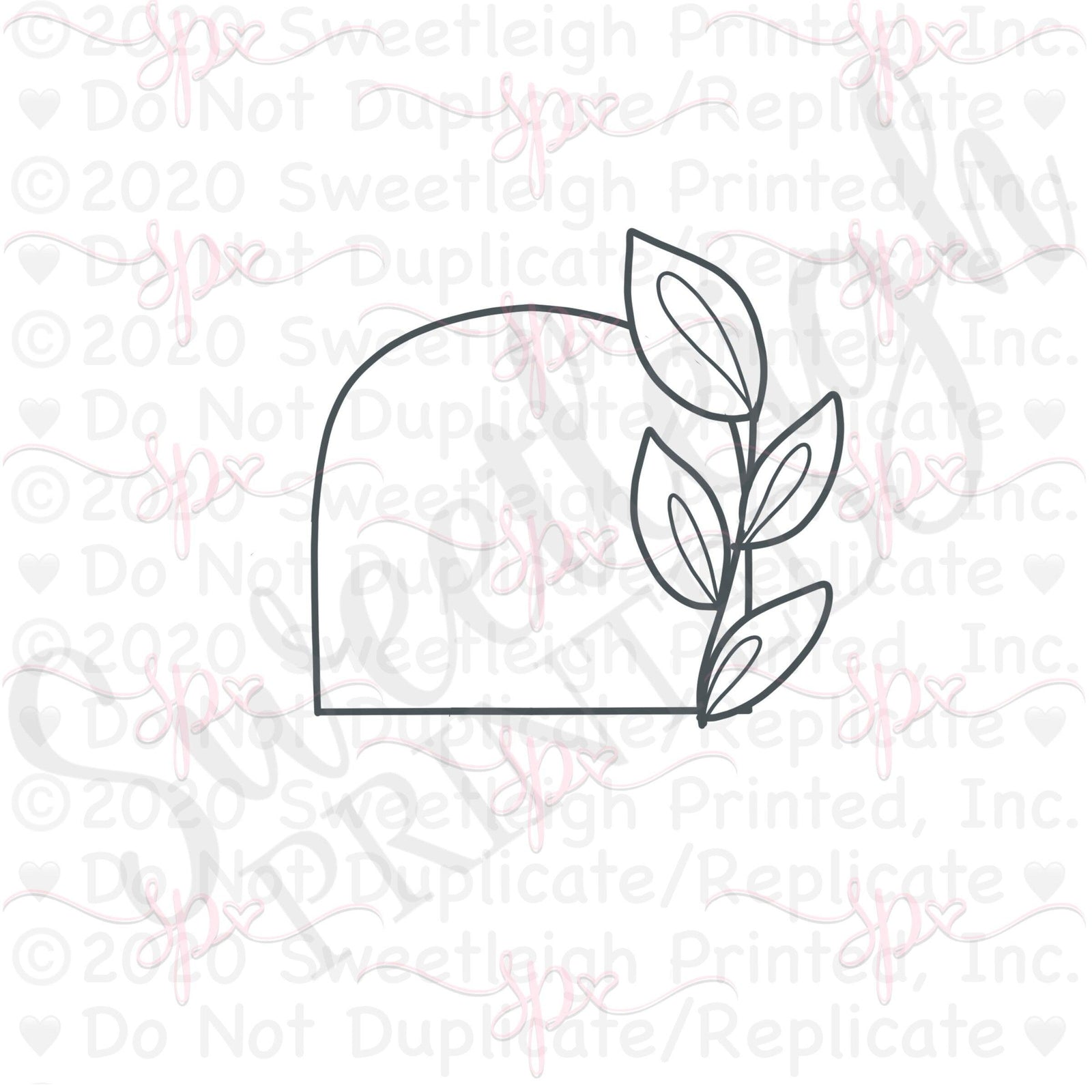Leafy Arch Cookie Cutter - Sweetleigh 