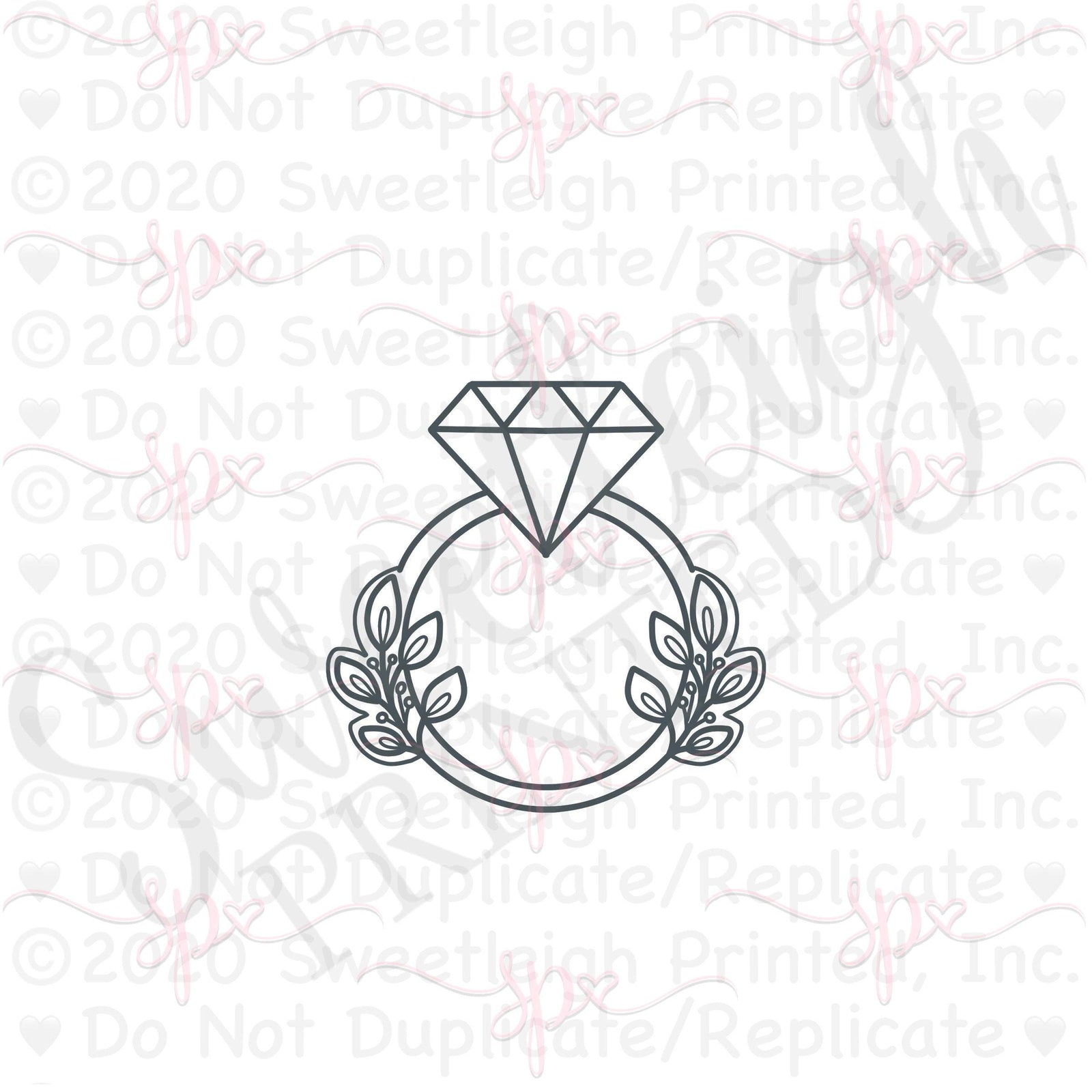 Leafy Ring Cookie Cutter - Sweetleigh 