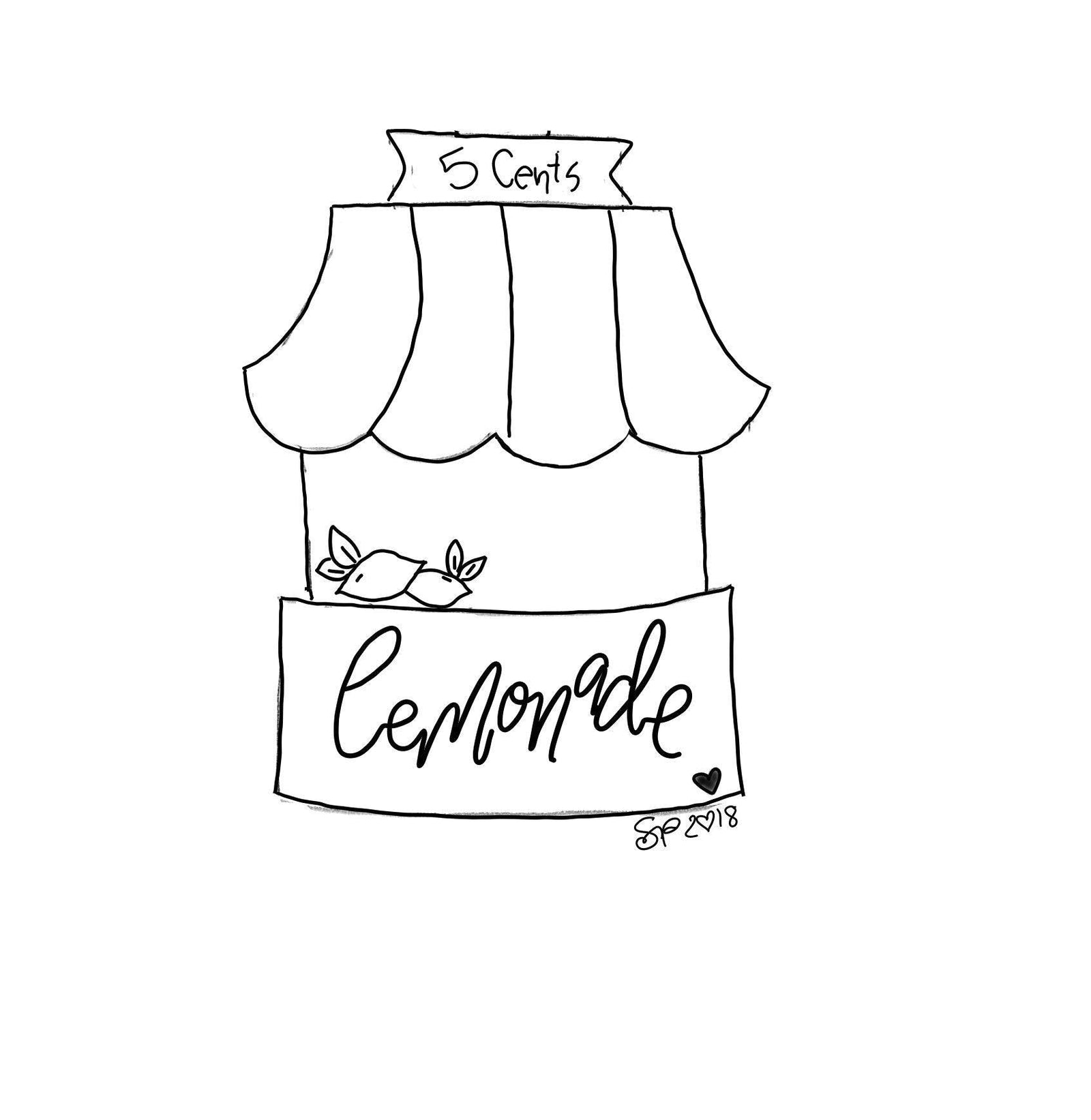 Lemonade Stand Cookie Cutter - Sweetleigh 