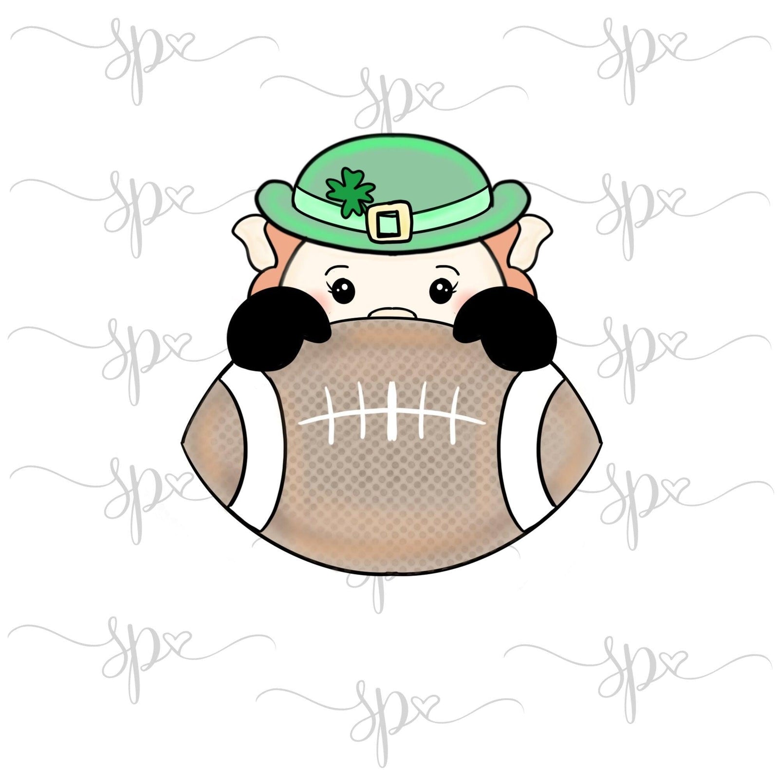 Leprechaun Football Cookie Cutter - Sweetleigh 