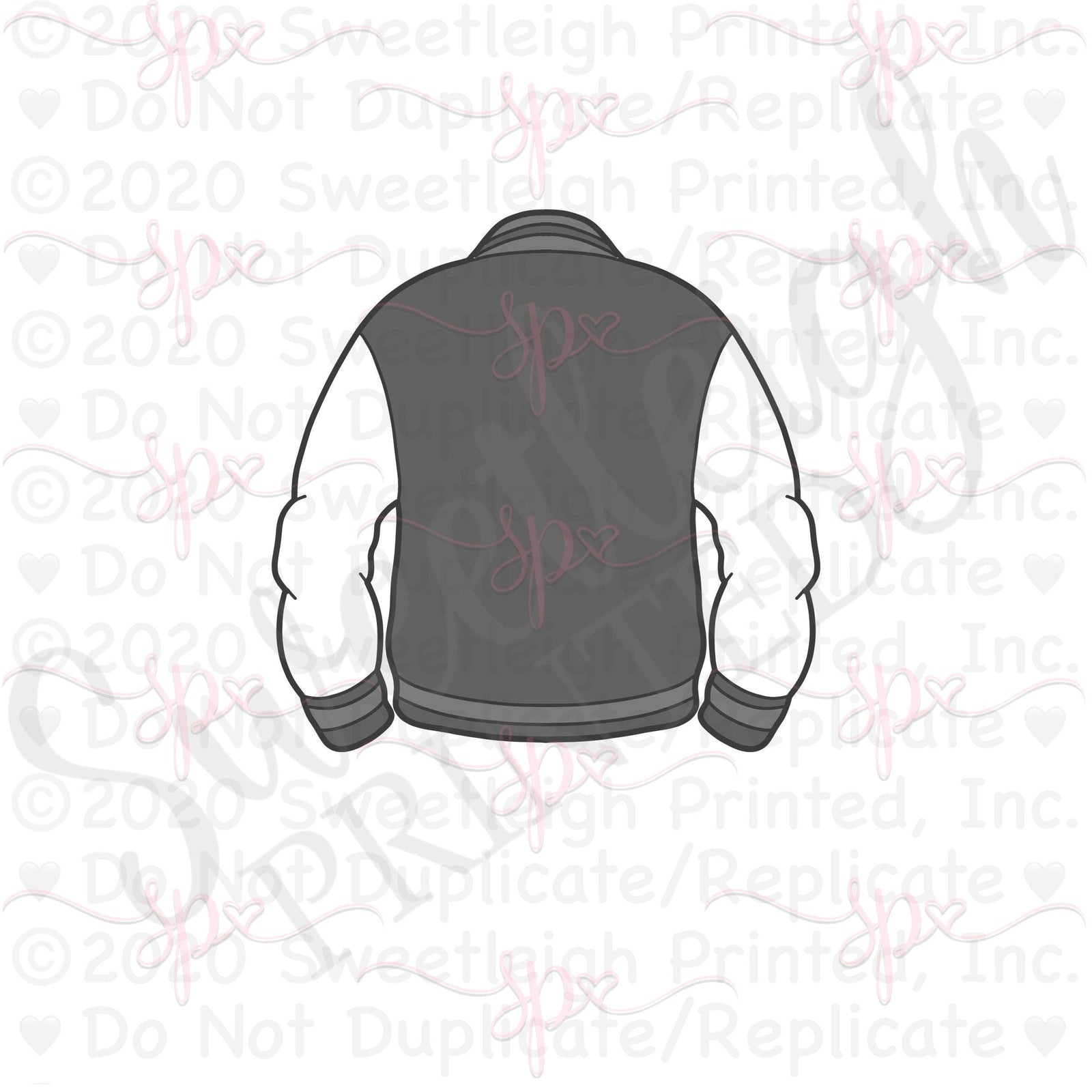 Letterman Jacket Cookie Cutter - Sweetleigh 