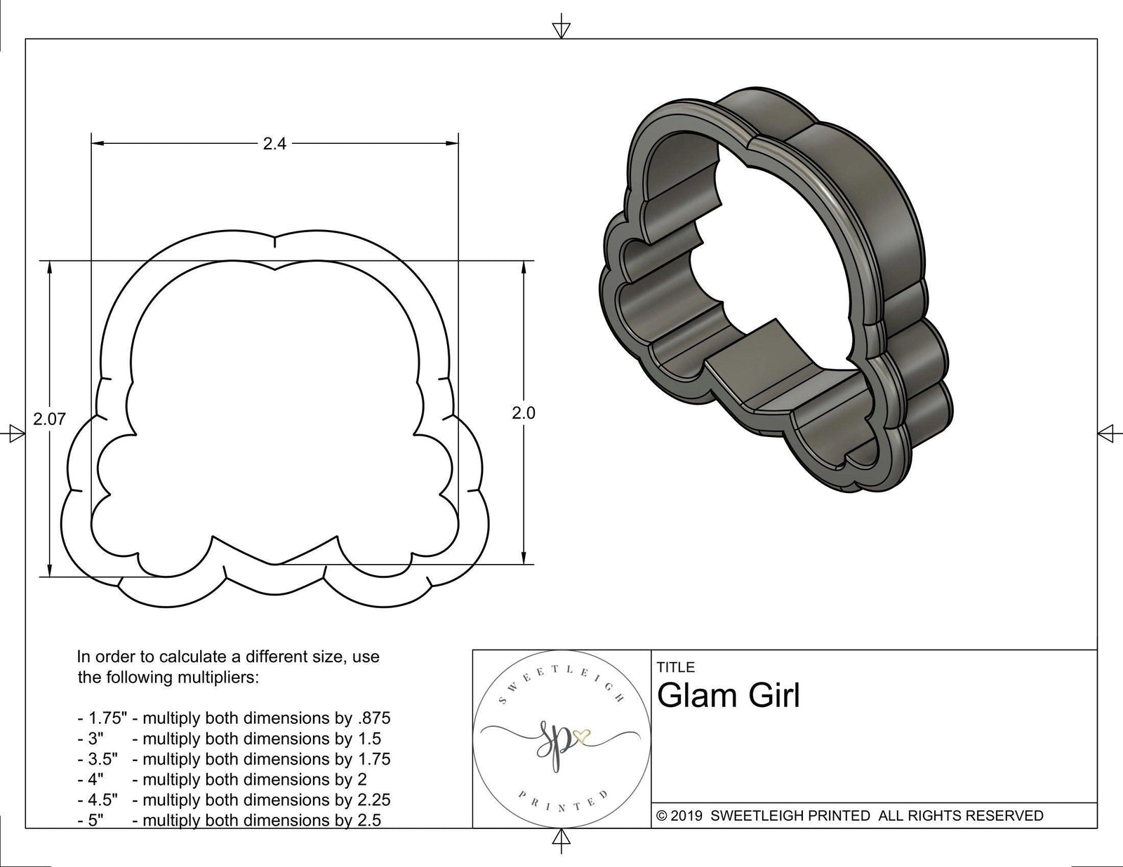 Lexi Cookie Cutter - Sweetleigh 