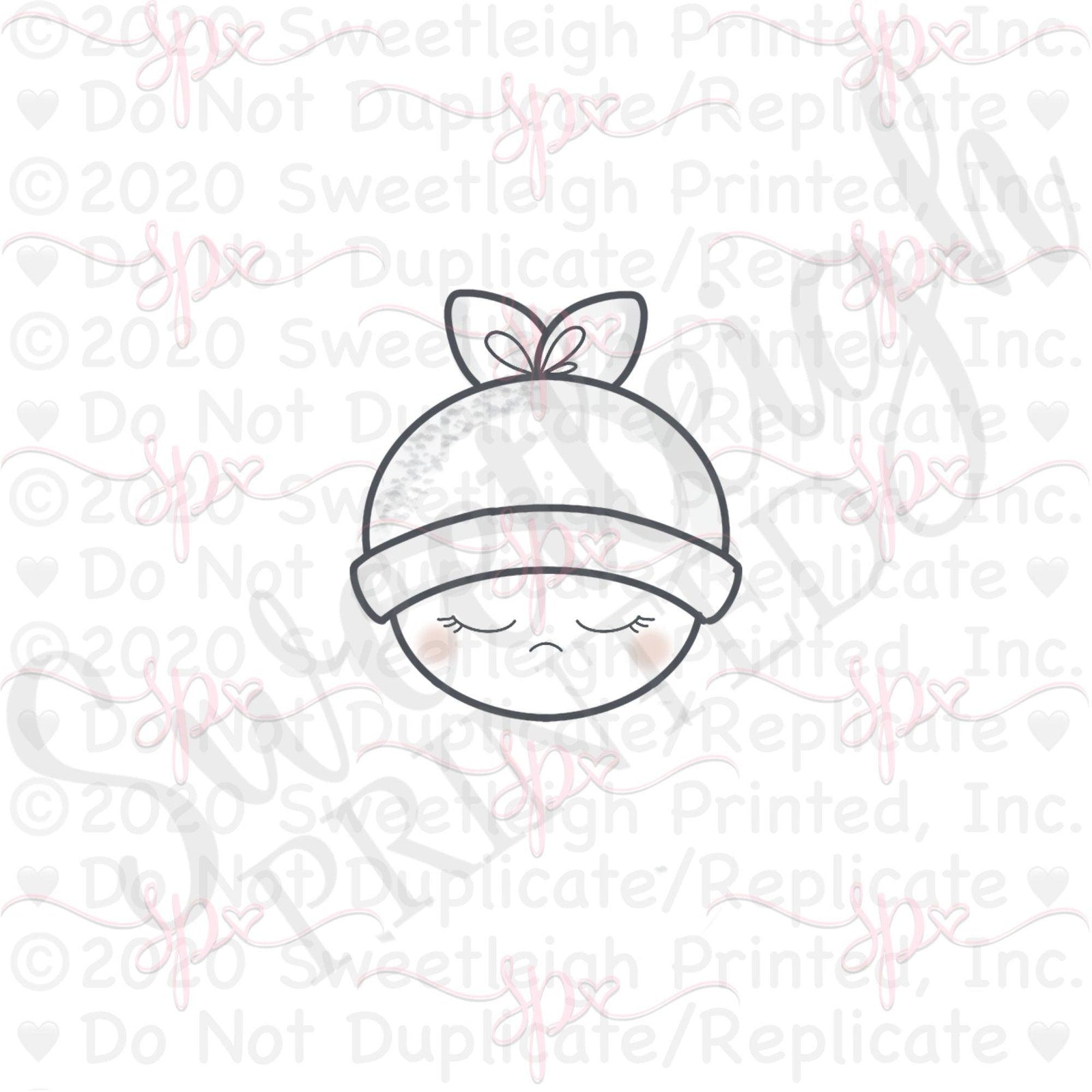 Little Cutie Face Cookie Cutter - Sweetleigh 