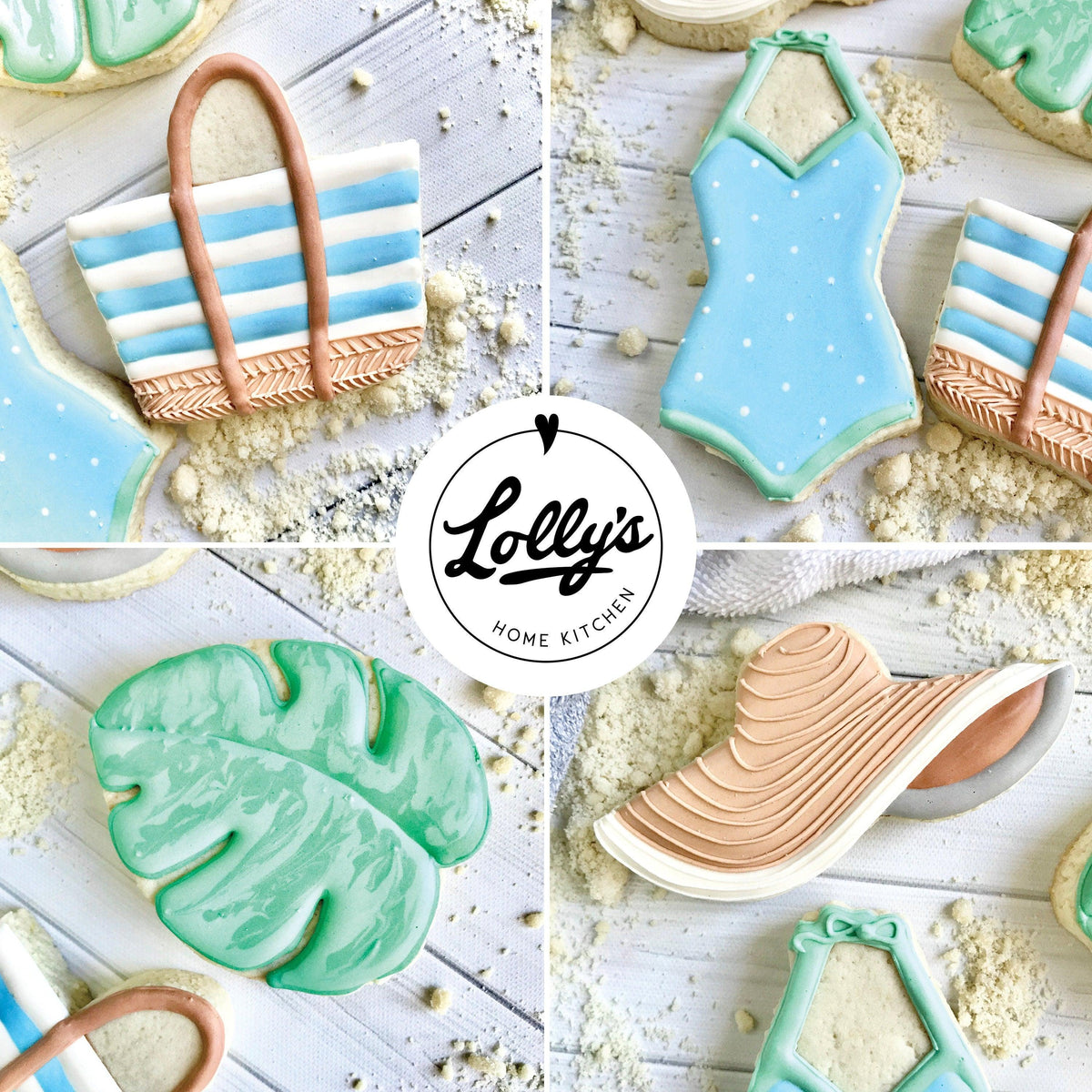 Lolly&#39;s Home Kitchen Beach Vacay Cookie Class - Sweetleigh 