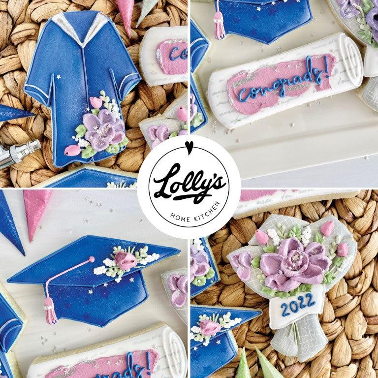 Lolly&#39;s Home Kitchen ConGRADuation Class Cookie Cutters - Sweetleigh 