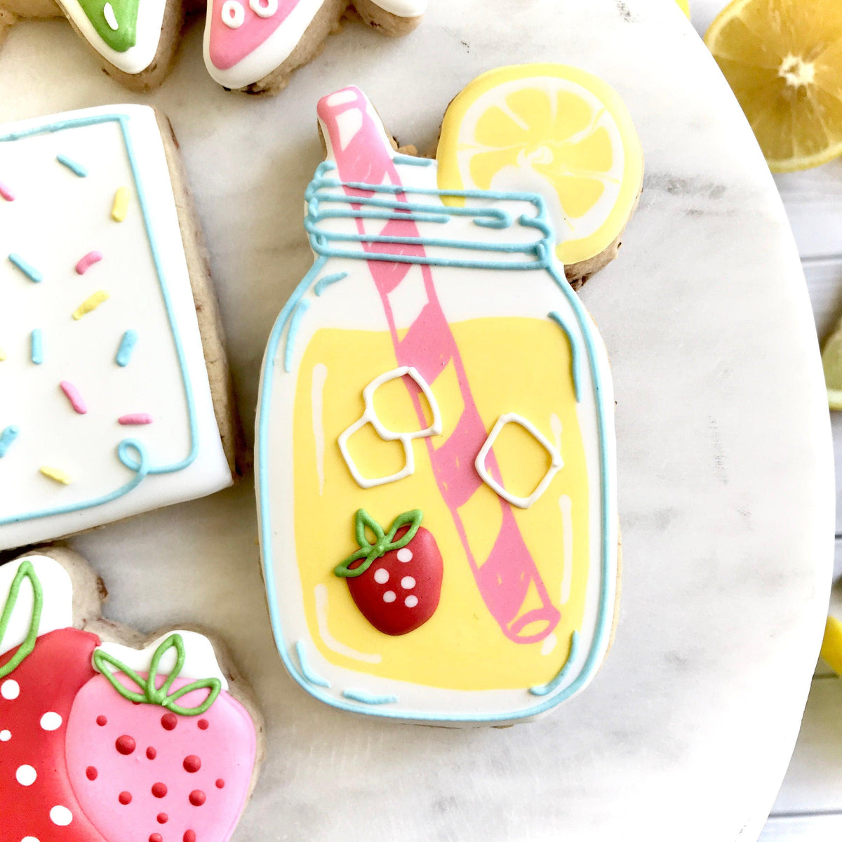 Lolly&#39;s Home Kitchen Lemonade Party Cookie Class - Sweetleigh 