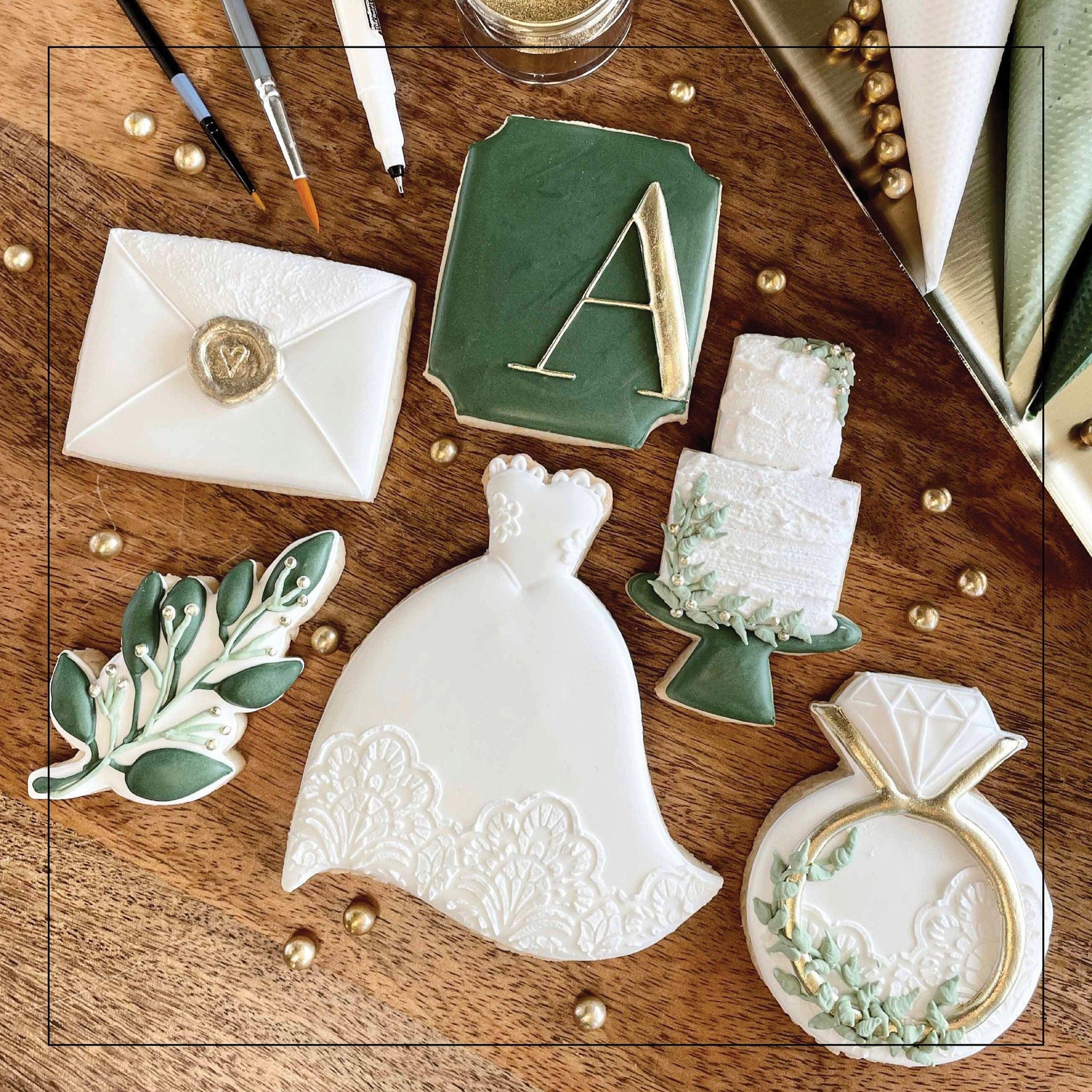 Lolly's Home Kitchen Timeless Wedding Class Cookie Cutters - Sweetleigh 