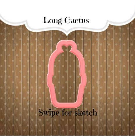 Long Cactus Cookie Cutter - Sweetleigh 