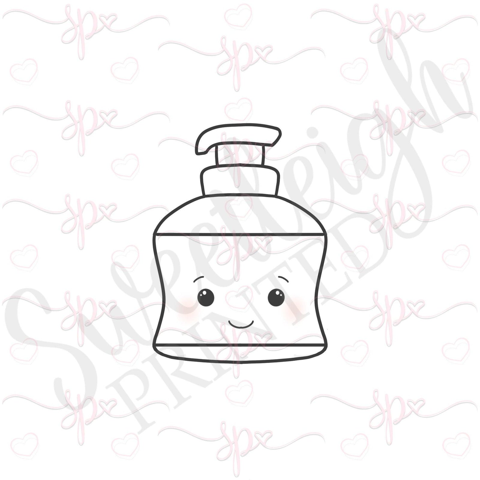 Lotion Bottle Cookie Cutter - Sweetleigh 
