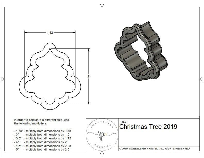 Loveleigh Christmas Tree Cookie Cutter - Sweetleigh 