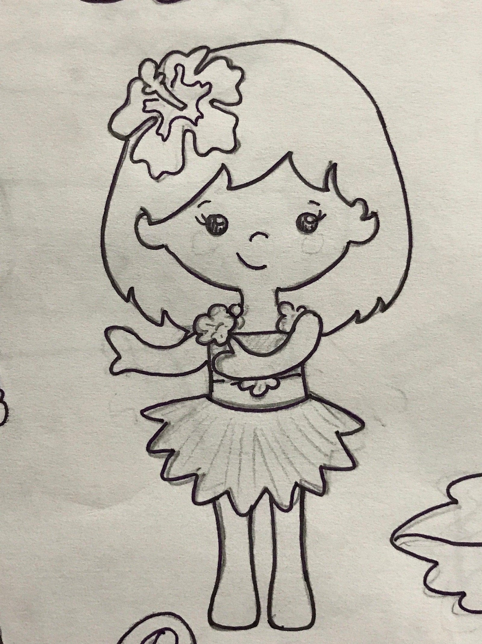 Luau Girl Cookie Cutter - Sweetleigh 