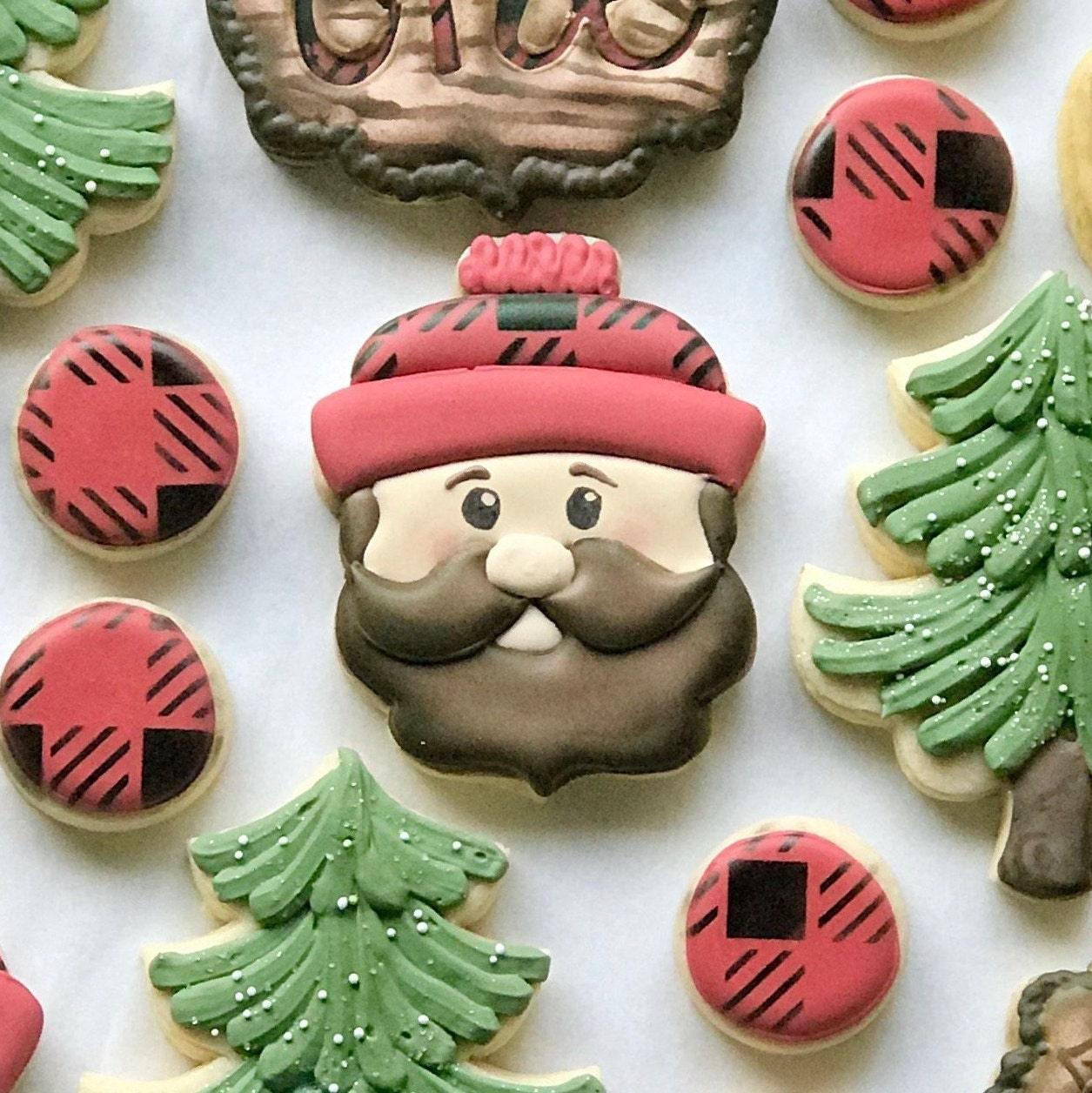 Lumberjack Face  Cookie Cutter - Sweetleigh 