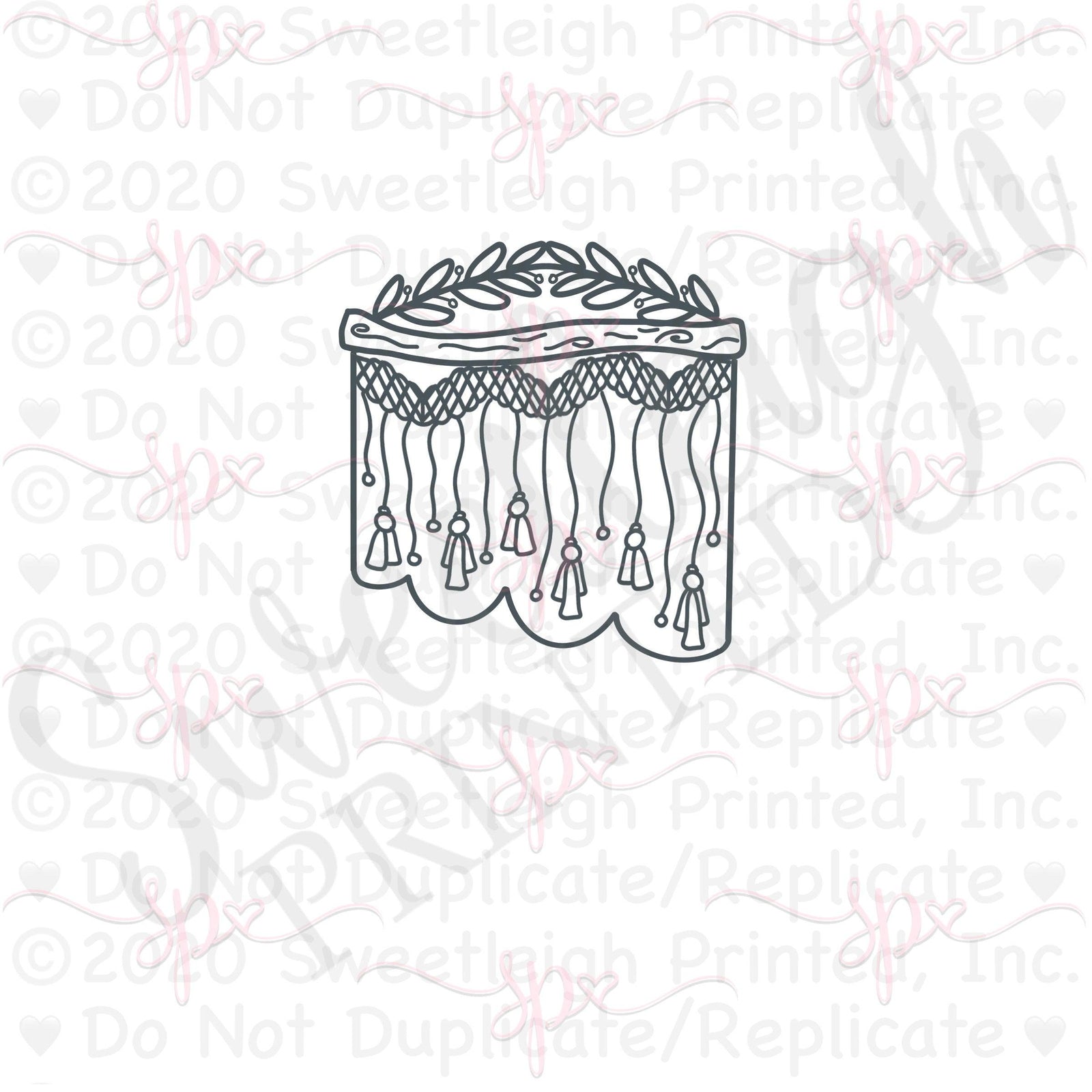 Macrame 2 Cookie Cutter - Sweetleigh 