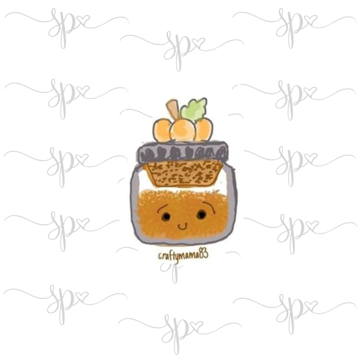 Mama&#39;s Pumpkin Spice Jar Cookie Cutter - Sweetleigh 