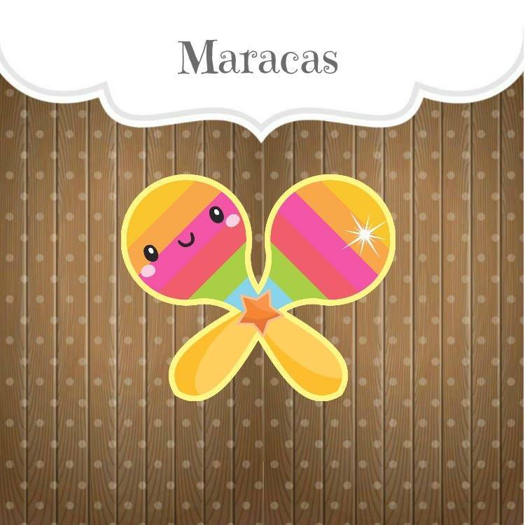 Maracas Cookie Cutter - Sweetleigh 