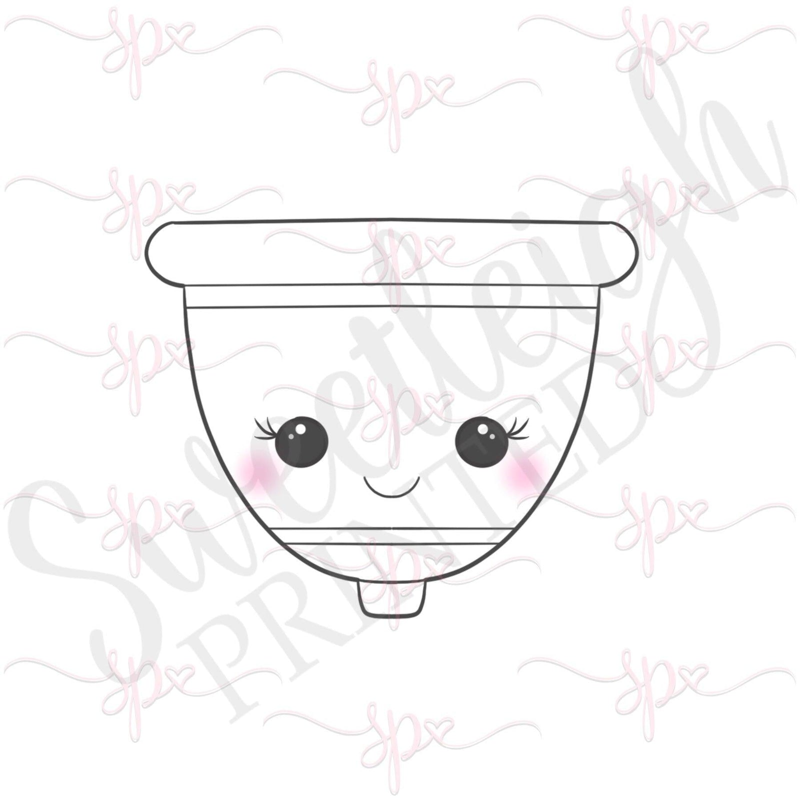 Menstrual Cup Cookie Cutter - Sweetleigh 