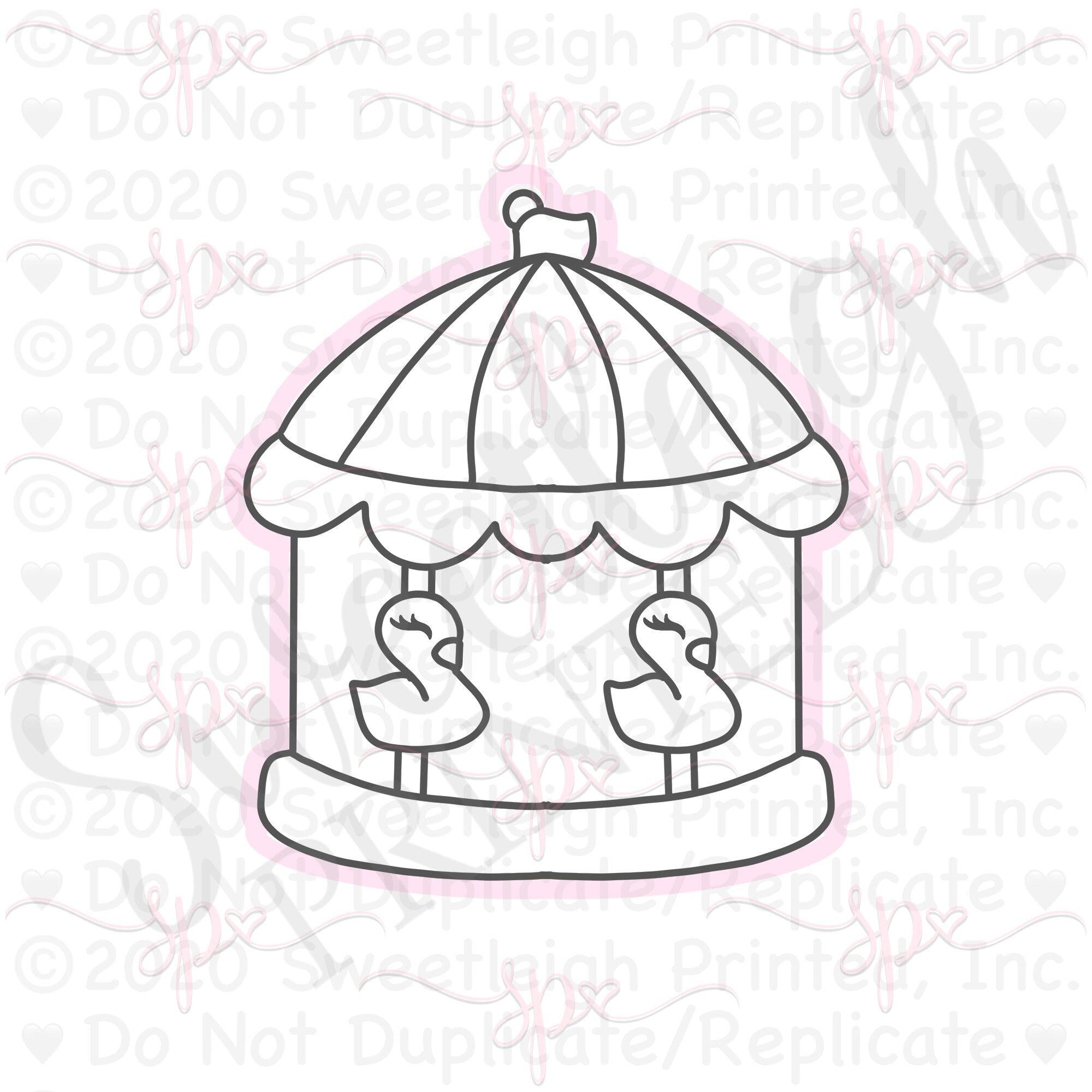 Merry Go Round Cookie Cutter - Sweetleigh 