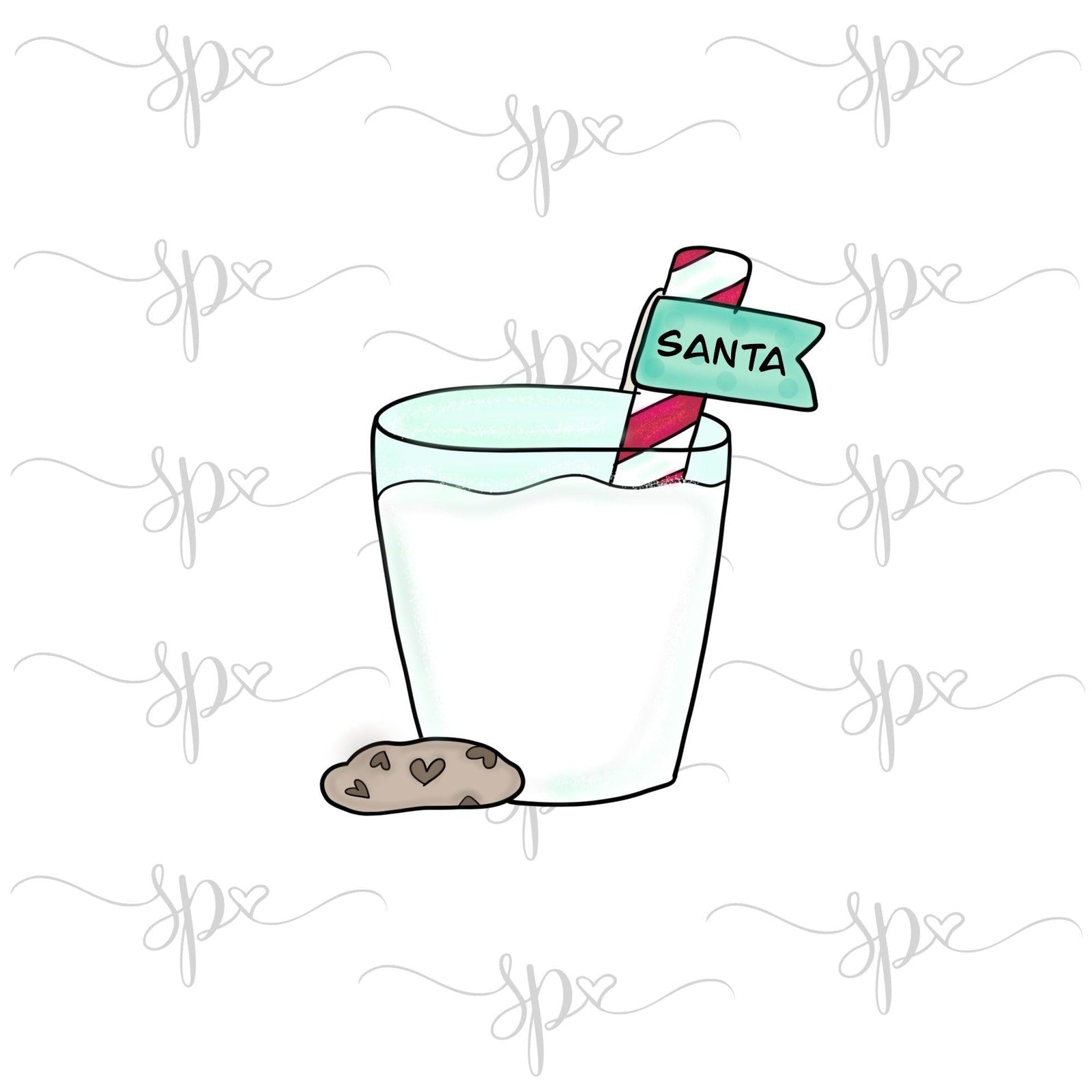 Milk N Cookies Cookie Cutter - Sweetleigh 