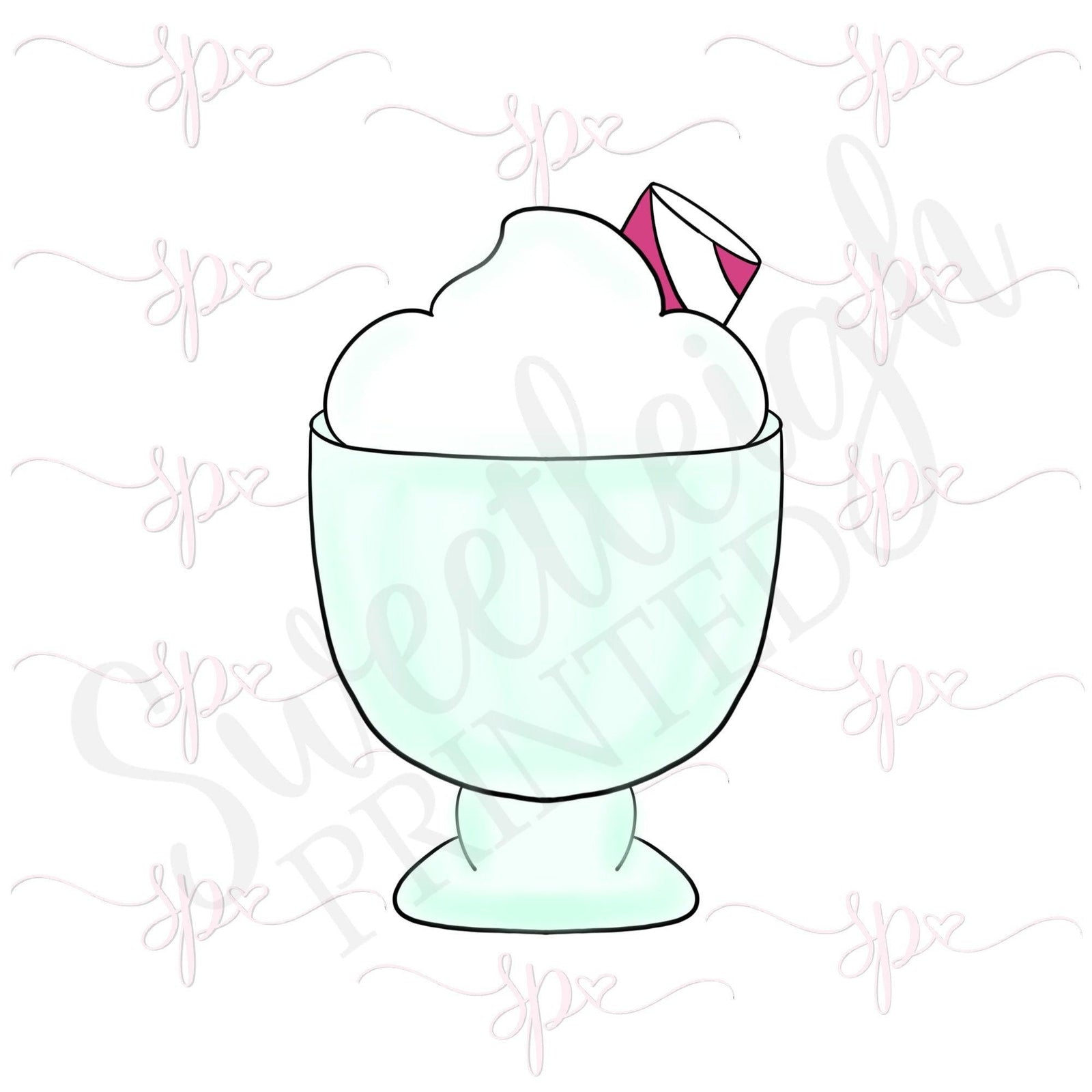 Milkshake Cookie Cutter - Sweetleigh 