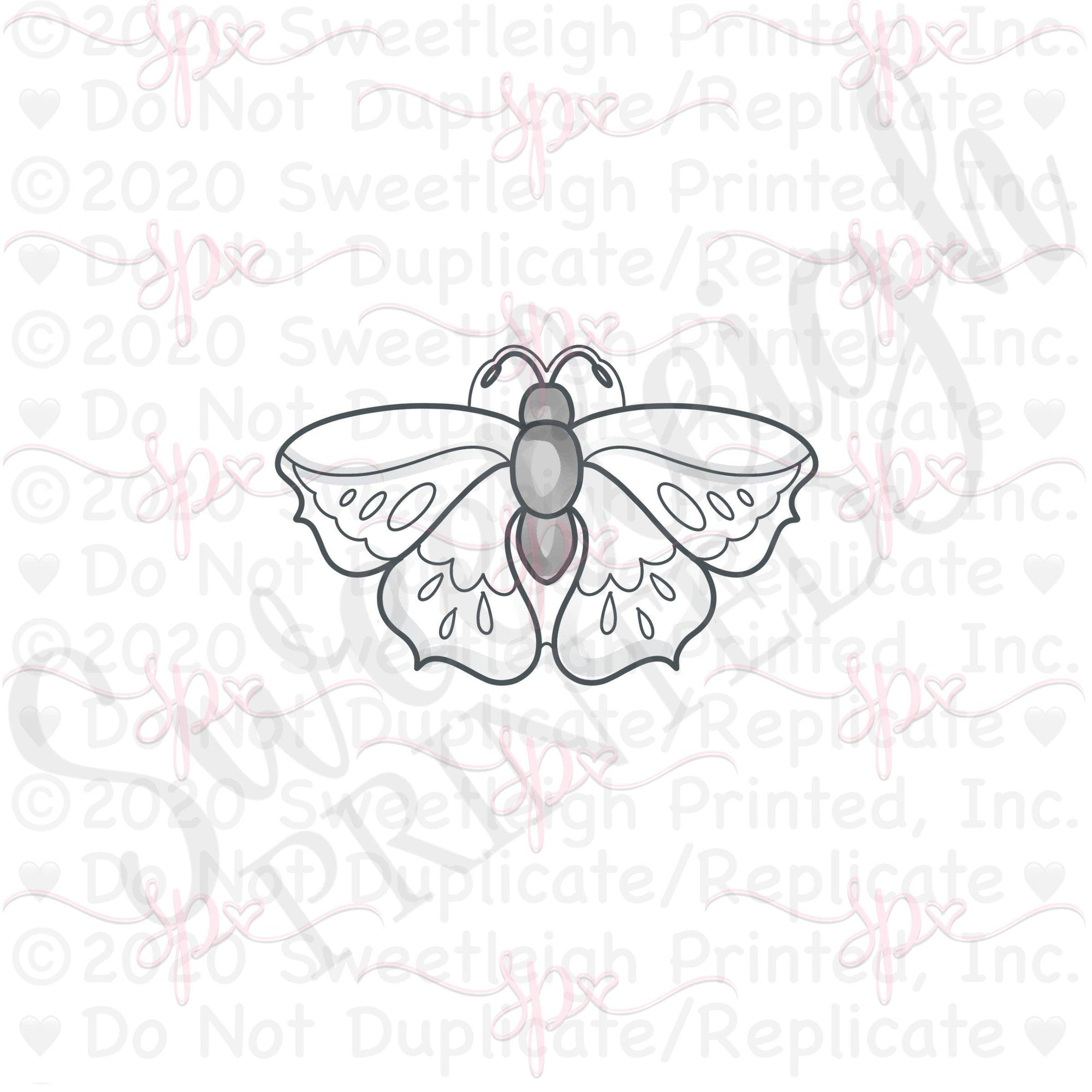 Mod Butterfly Cookie Cutter - Sweetleigh 