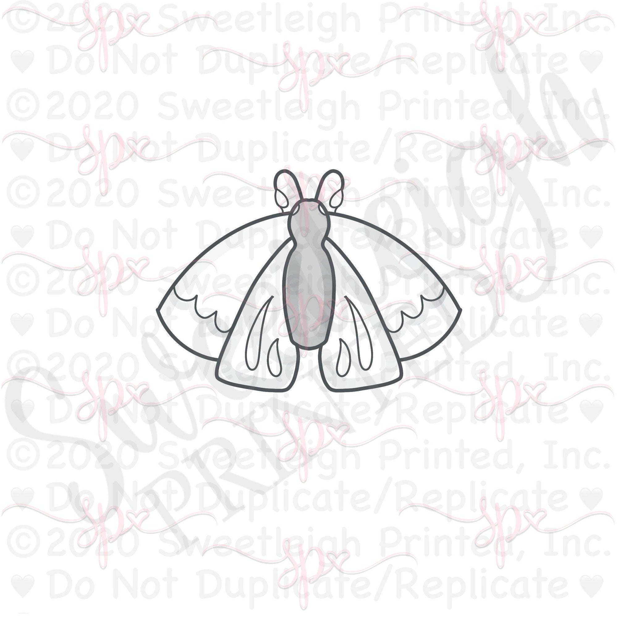 Mod Moth Cookie Cutter - Sweetleigh 