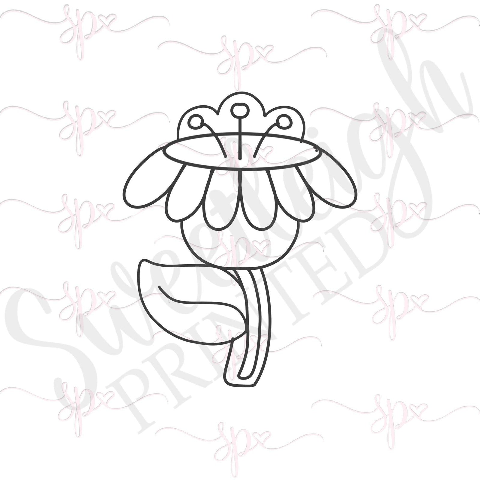 Modern Daisy Cookie Cutter - Sweetleigh 