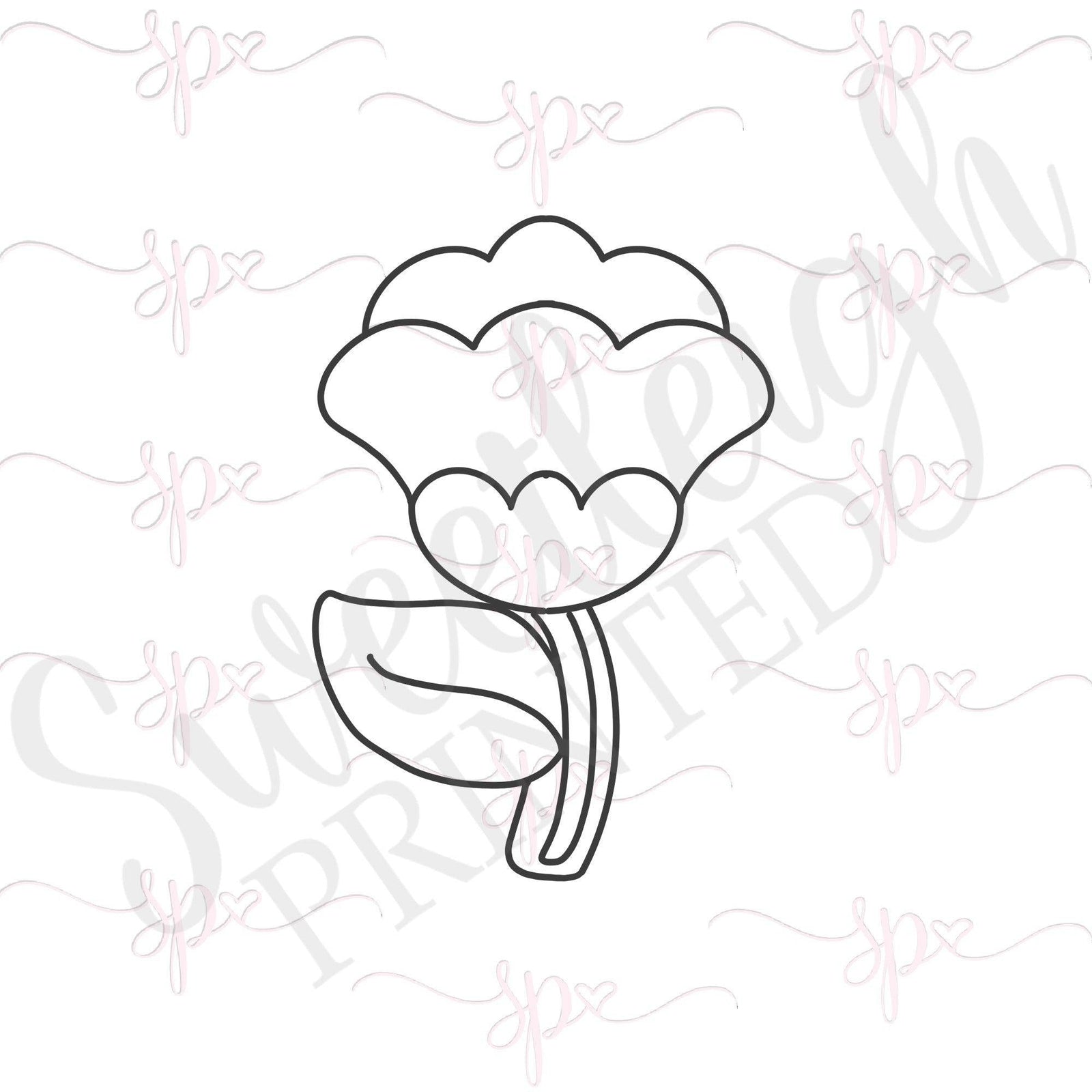 Modern Poppy Cookie Cutter - Sweetleigh 