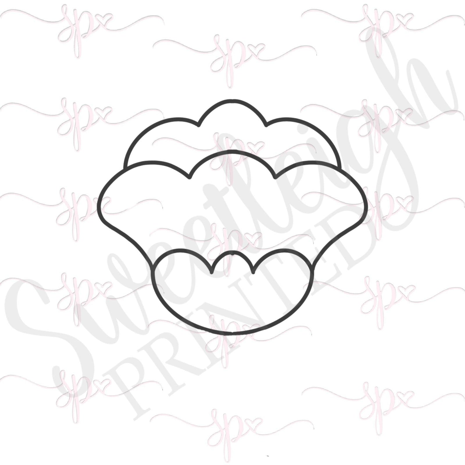 Modern Poppy Petals Cookie Cutter - Sweetleigh 