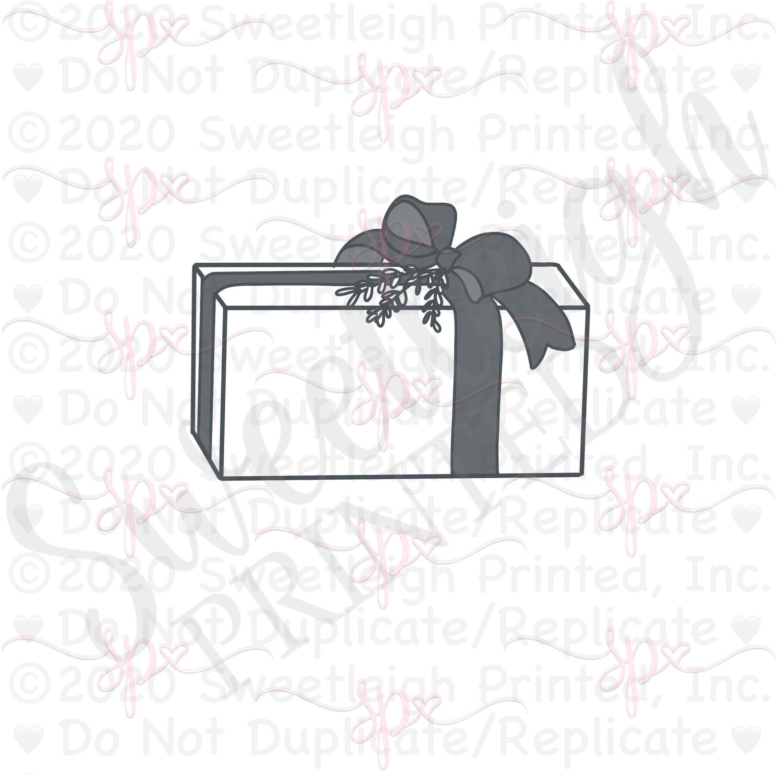 Modern Present 1 Cookie Cutter - Sweetleigh 