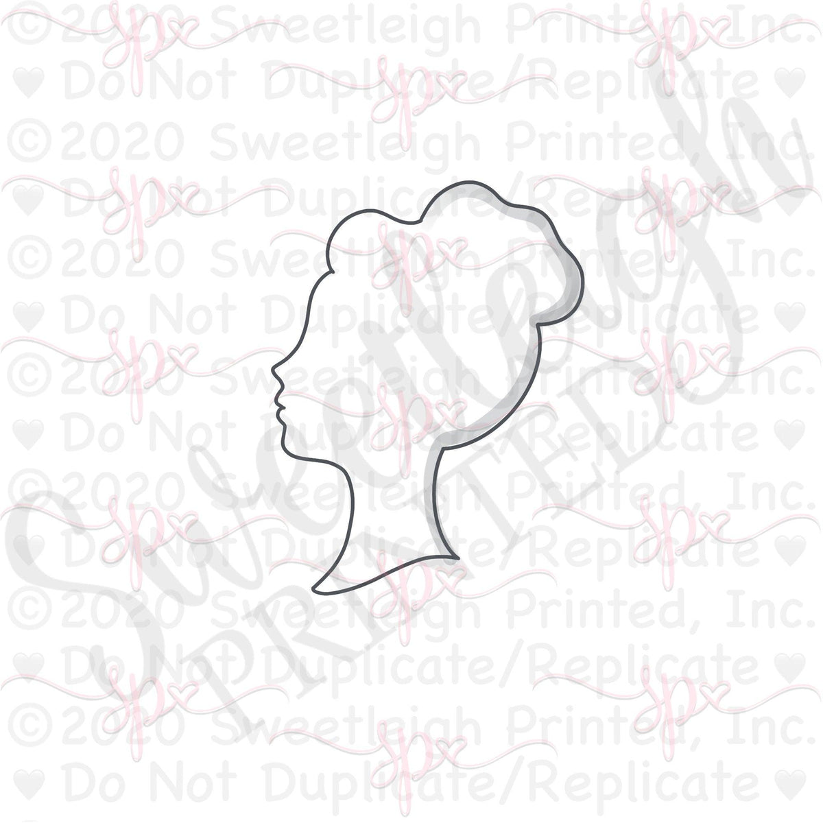 Mom Silhouette Cookie Cutter - Sweetleigh 