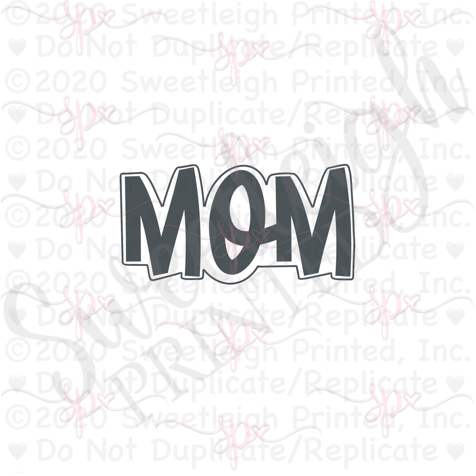 Mom Word 2021 Cookie Cutter - Sweetleigh 