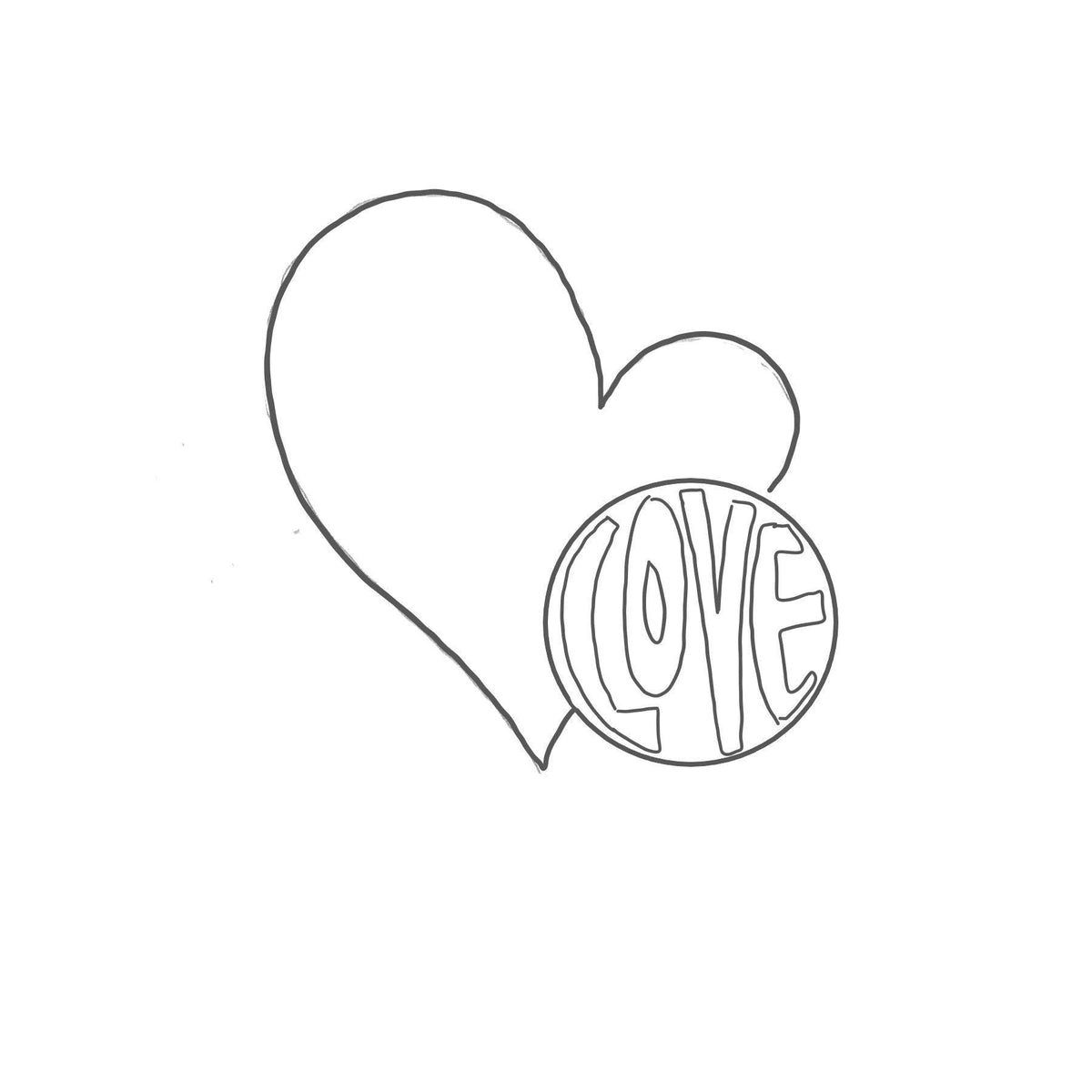Monogram Heart Cookie Cutter - Sweetleigh 