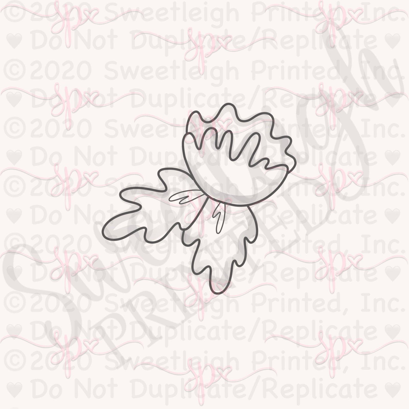 Moody Floral Cookie Cutter - Sweetleigh 