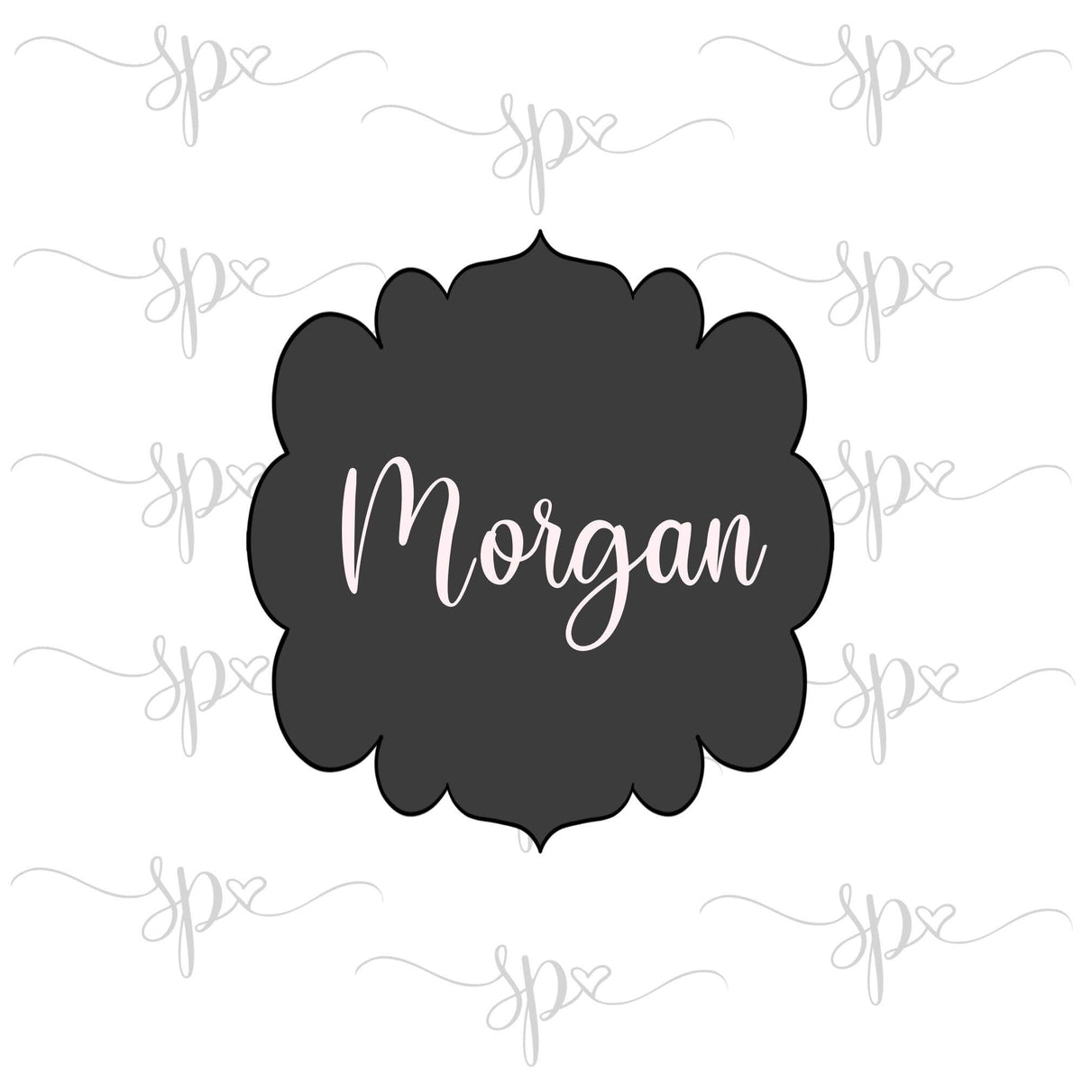Morgan Plaque Cookie Cutter - Sweetleigh 