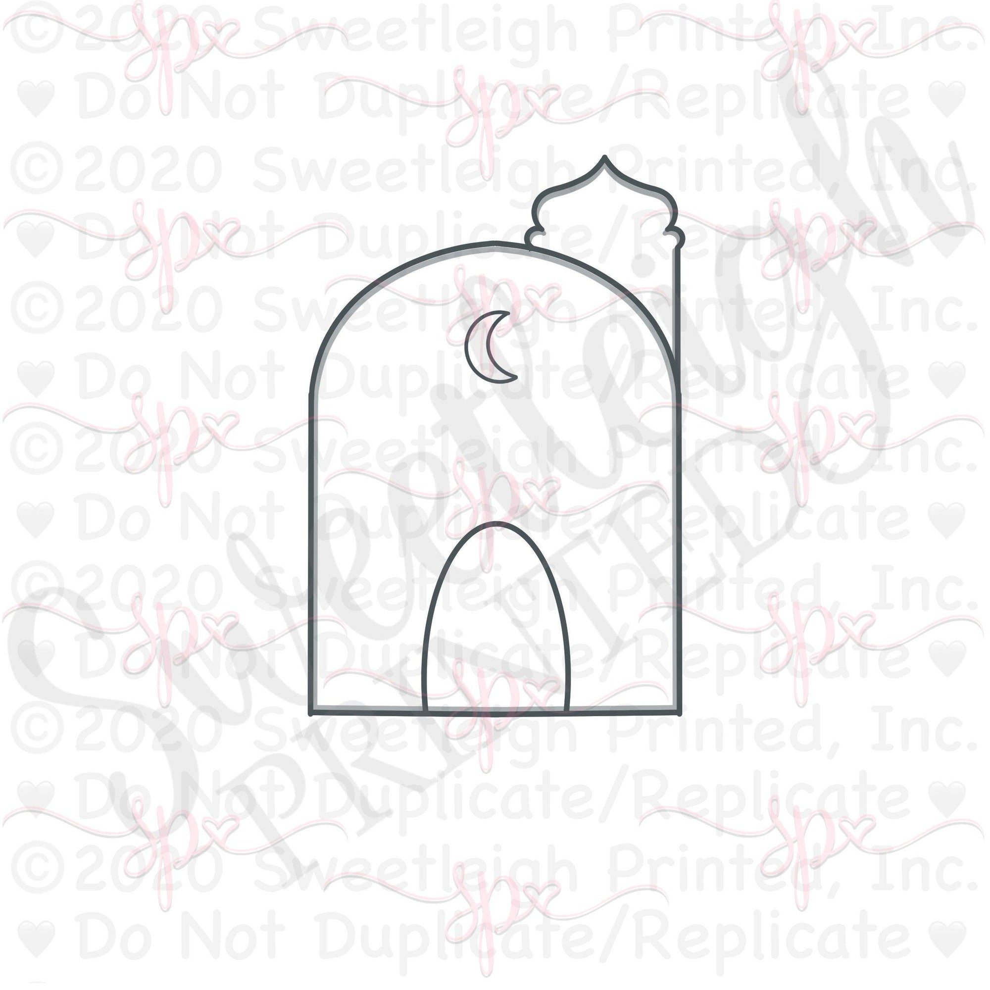 Mosque 2 Cookie Cutter - Sweetleigh 