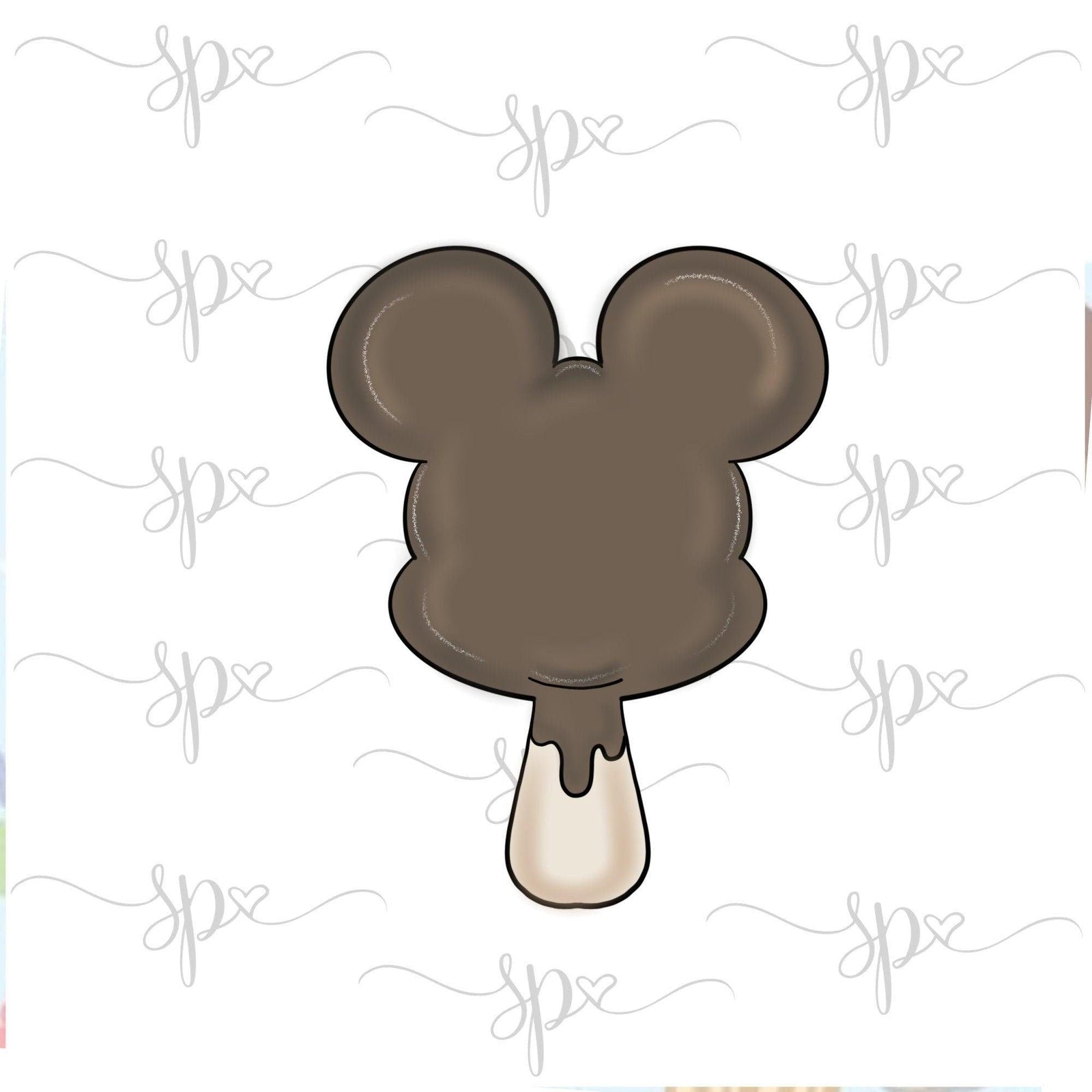 Mouse Ice Cream Bar Cookie Cutter - Sweetleigh 