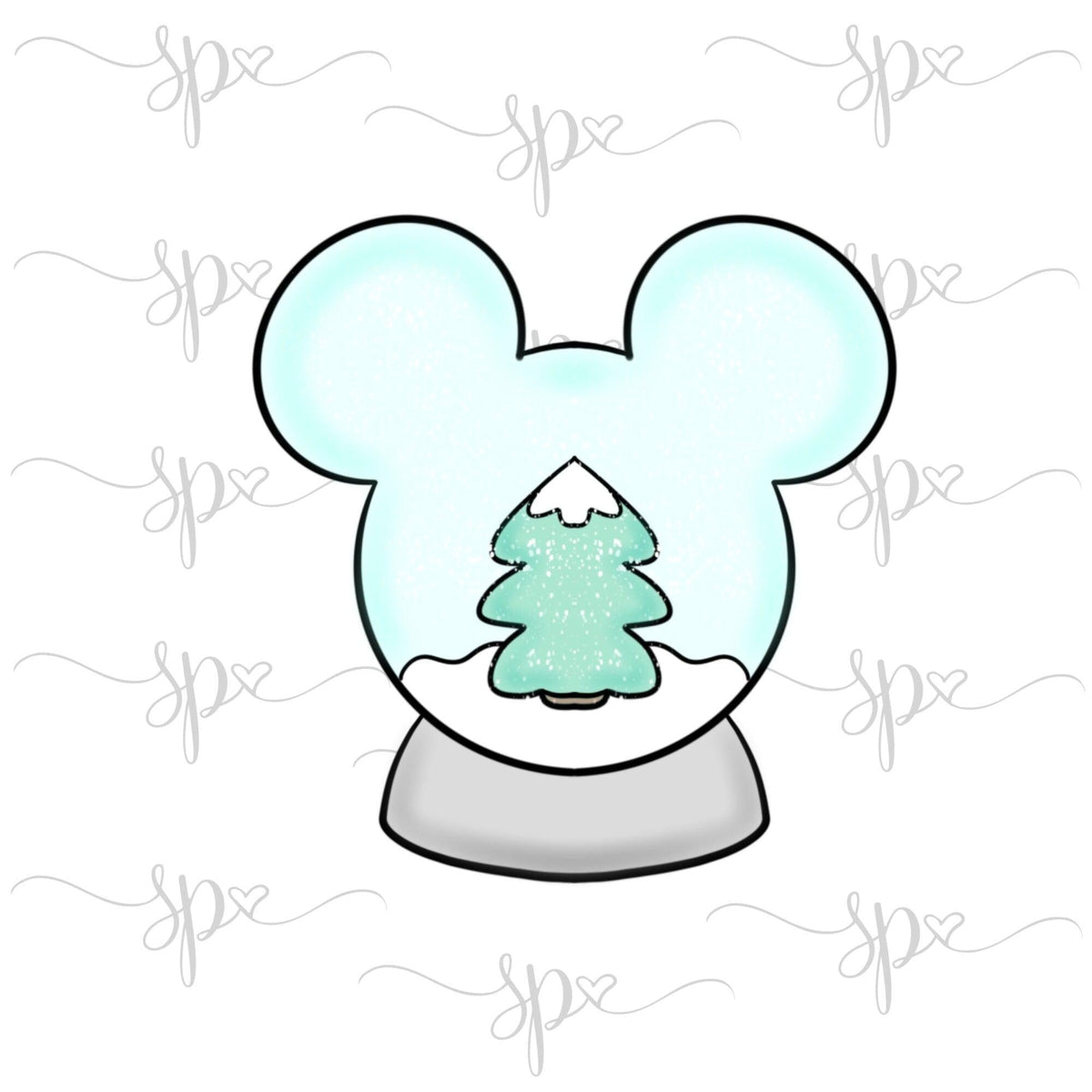 Mouse Snowglobe Cookie Cutter - Sweetleigh 