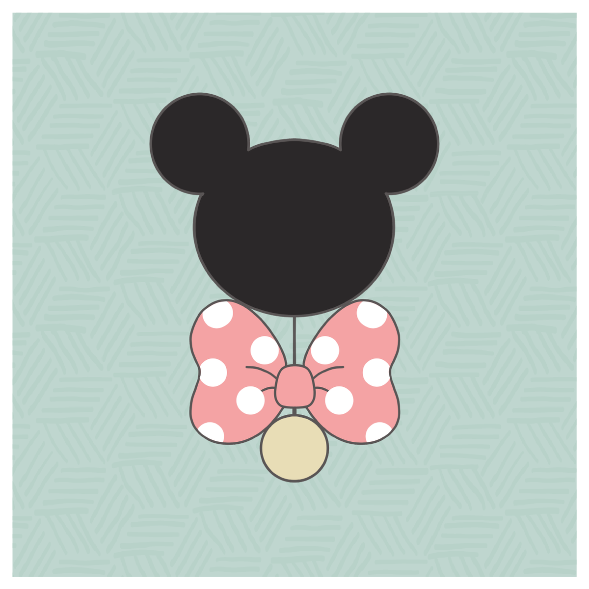 Kawaii Mouse Rattle 3 Cookie Cutter