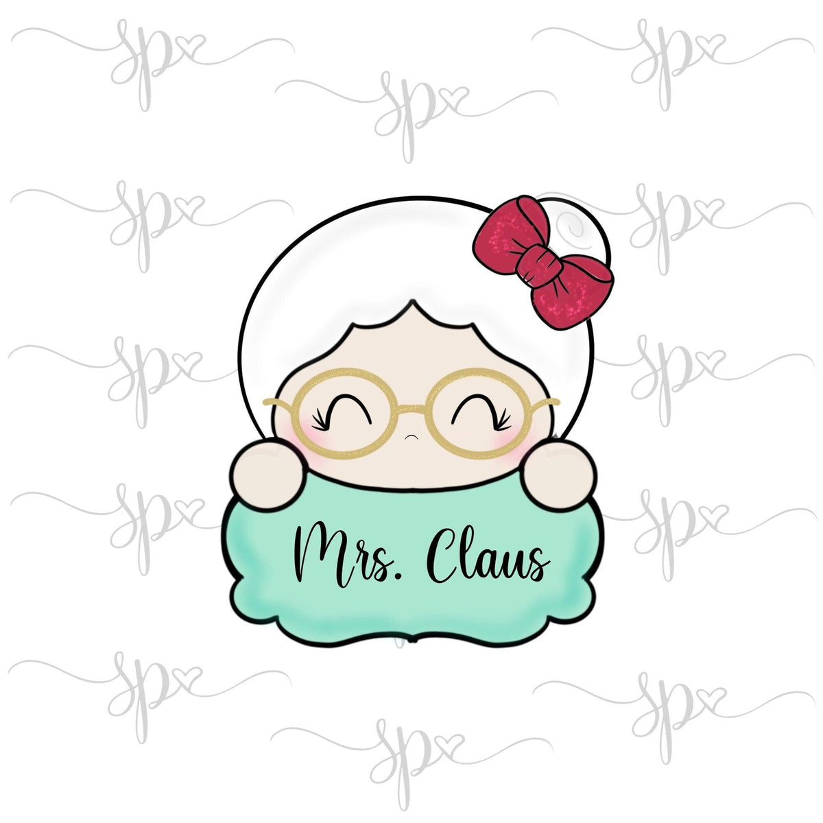 Mrs. Claus Plaque 2019 Cookie Cutter - Sweetleigh 