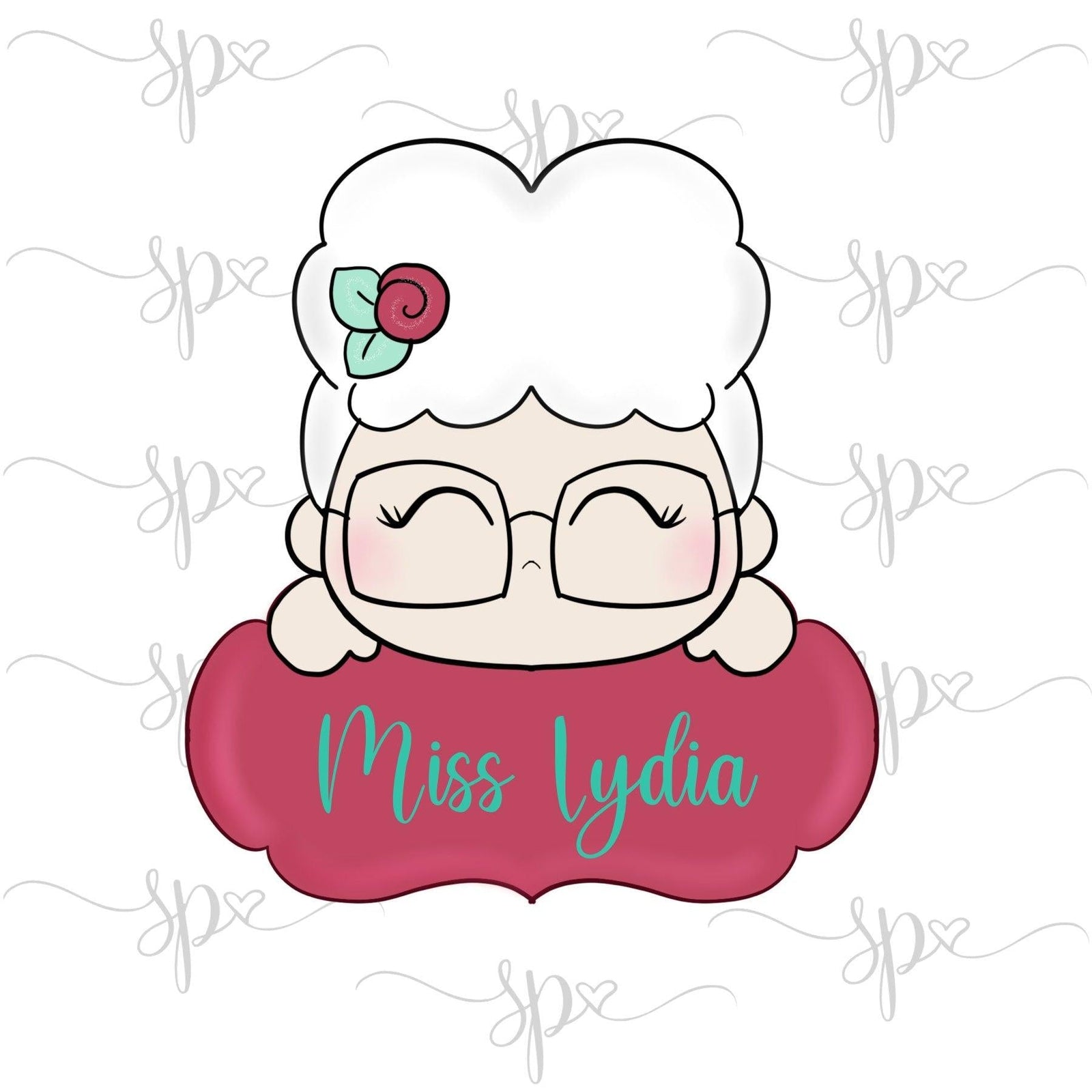 Mrs. Kringle Plaque Cookie Cutter - Sweetleigh 