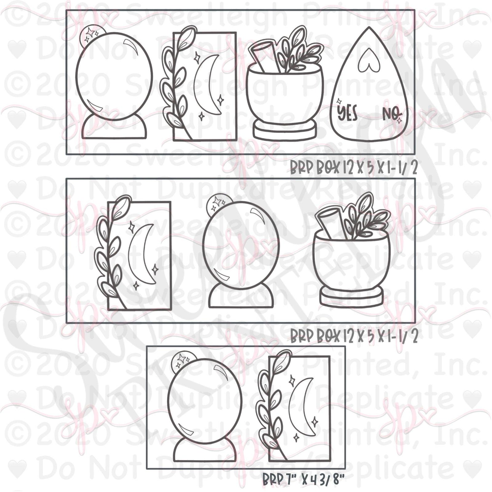 Mystic Occult Cookie Cutter Set - Sweetleigh 