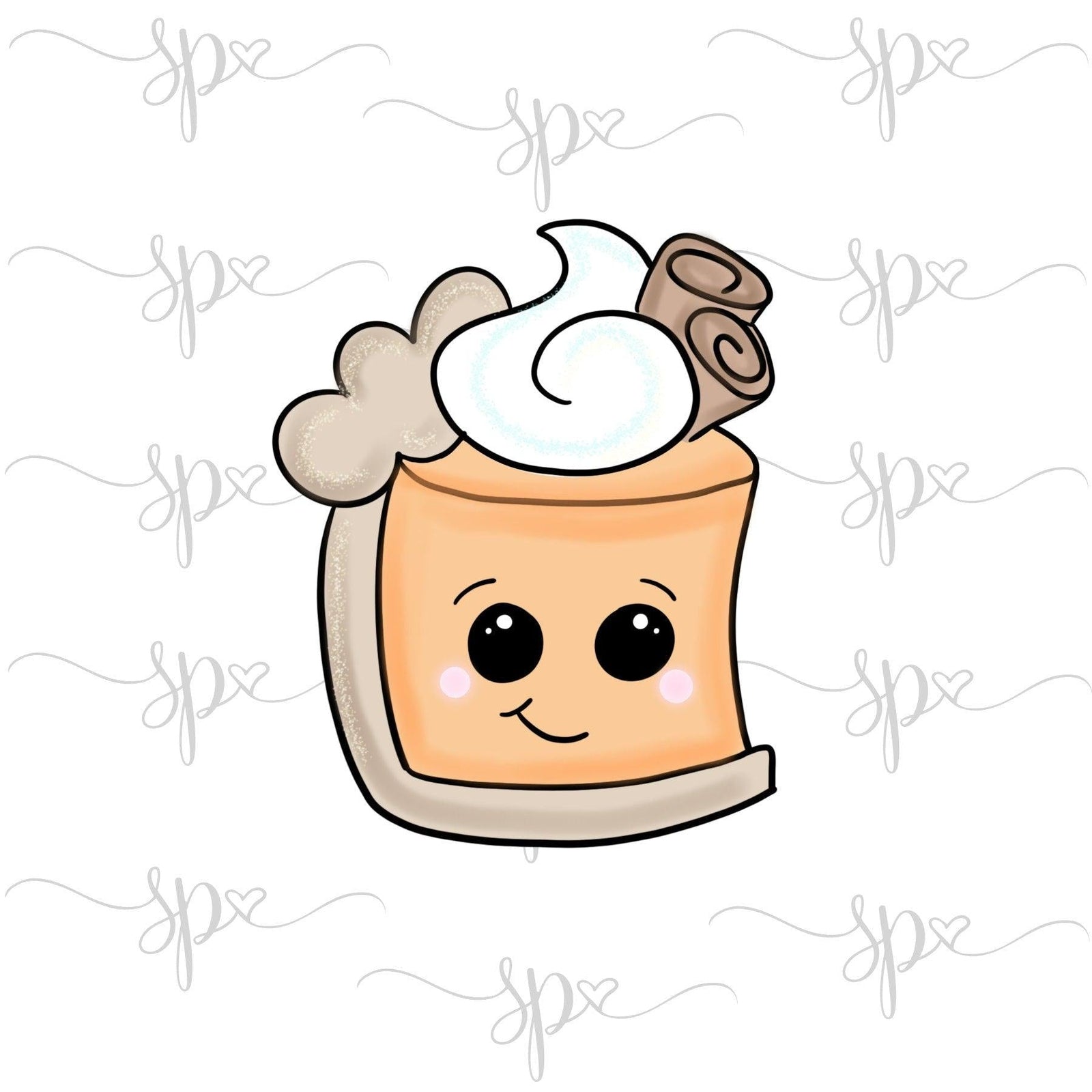 Narrow Pie Slice 2018 Cookie Cutter - Sweetleigh 