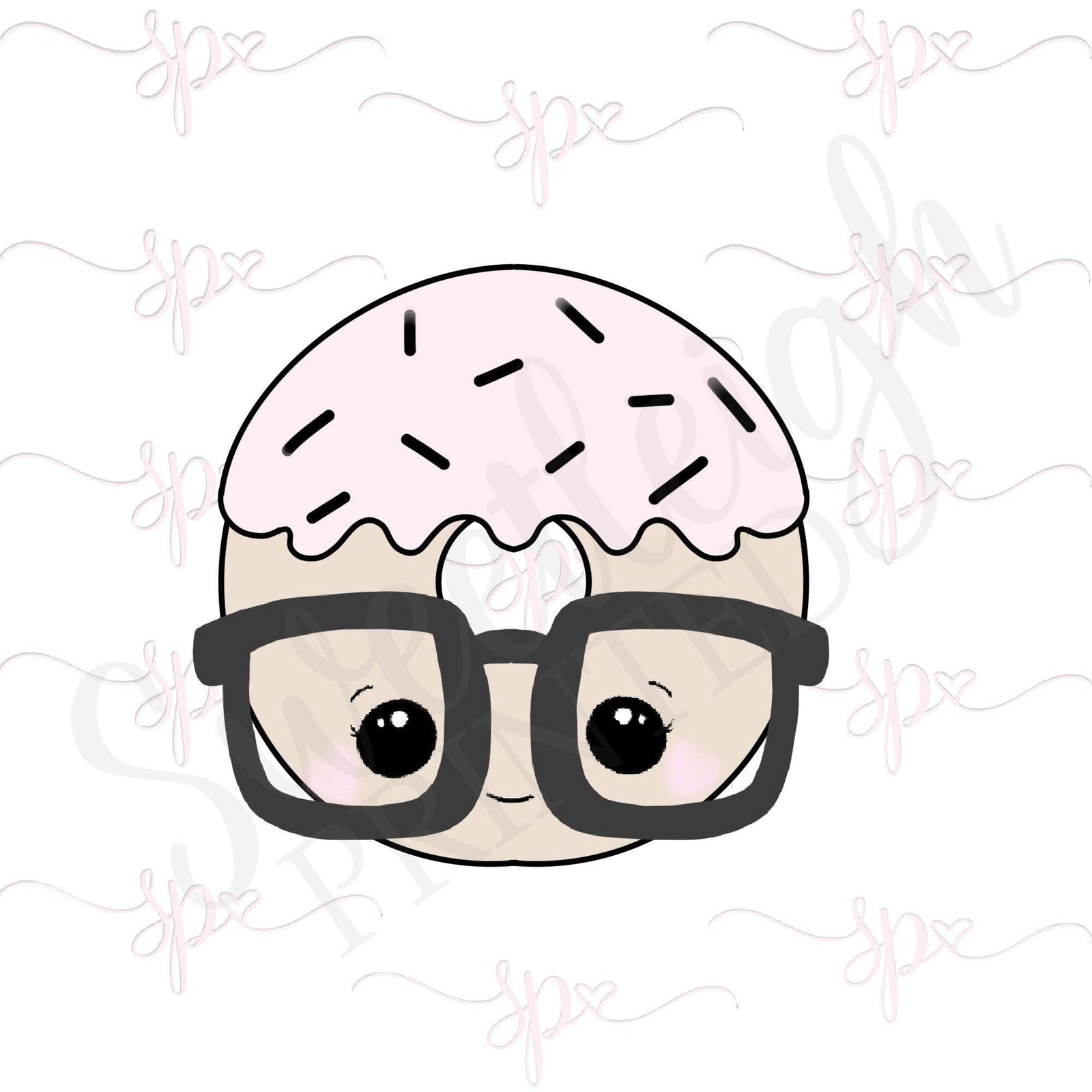 Nerdy Donut Cookie Cutter - Sweetleigh 