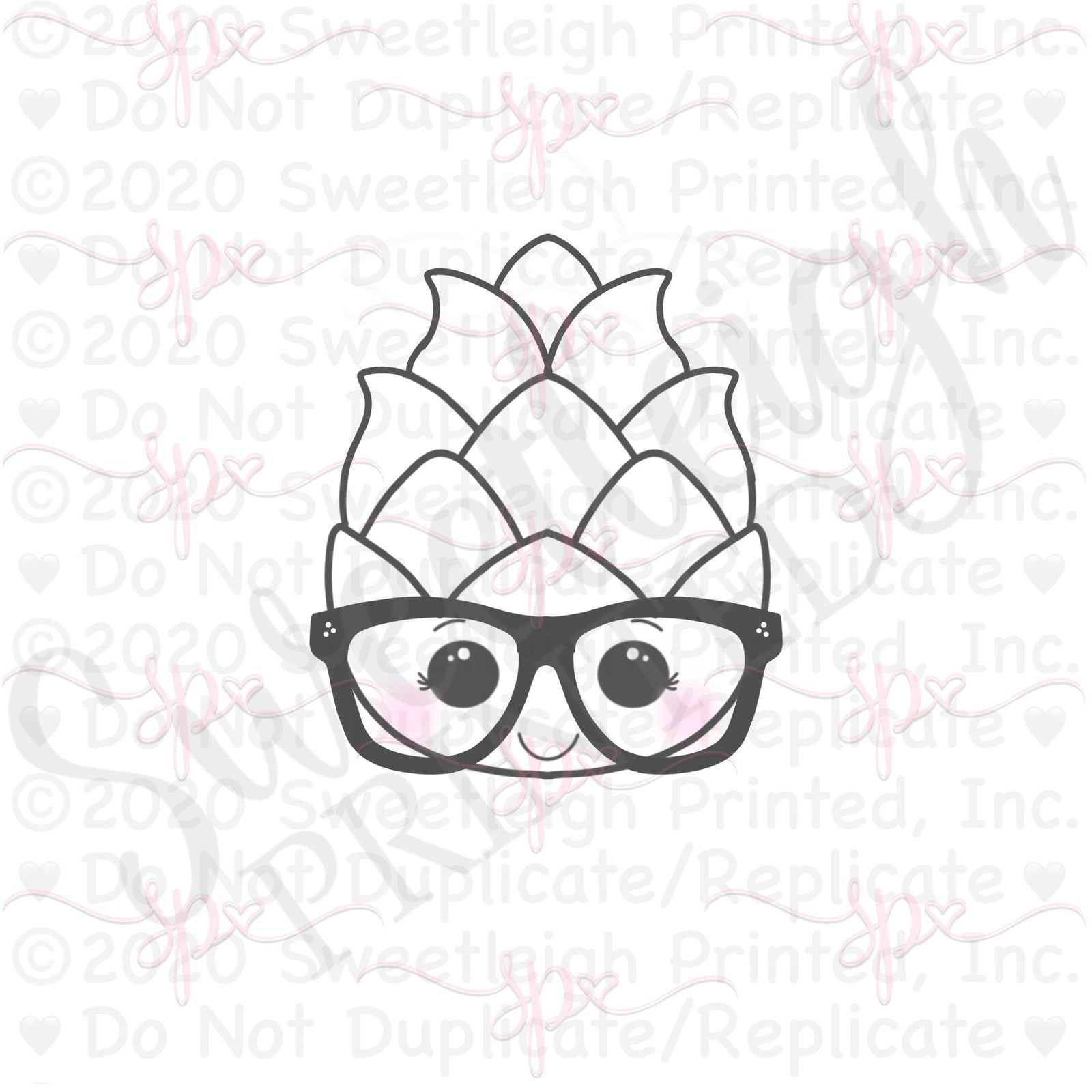 Nerdy Kawaii Dragon Fruit 2020 Cookie Cutter - Sweetleigh 