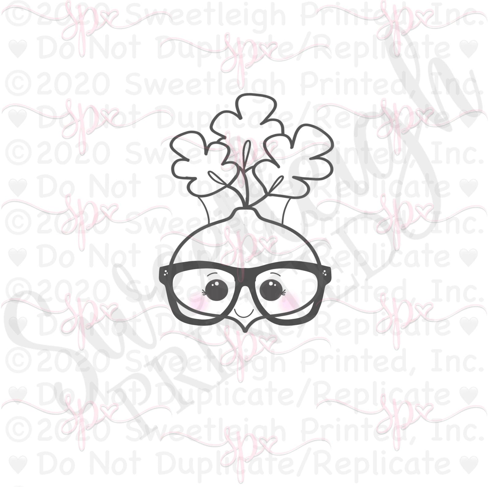 Nerdy Radish Cookie Cutter - Sweetleigh 