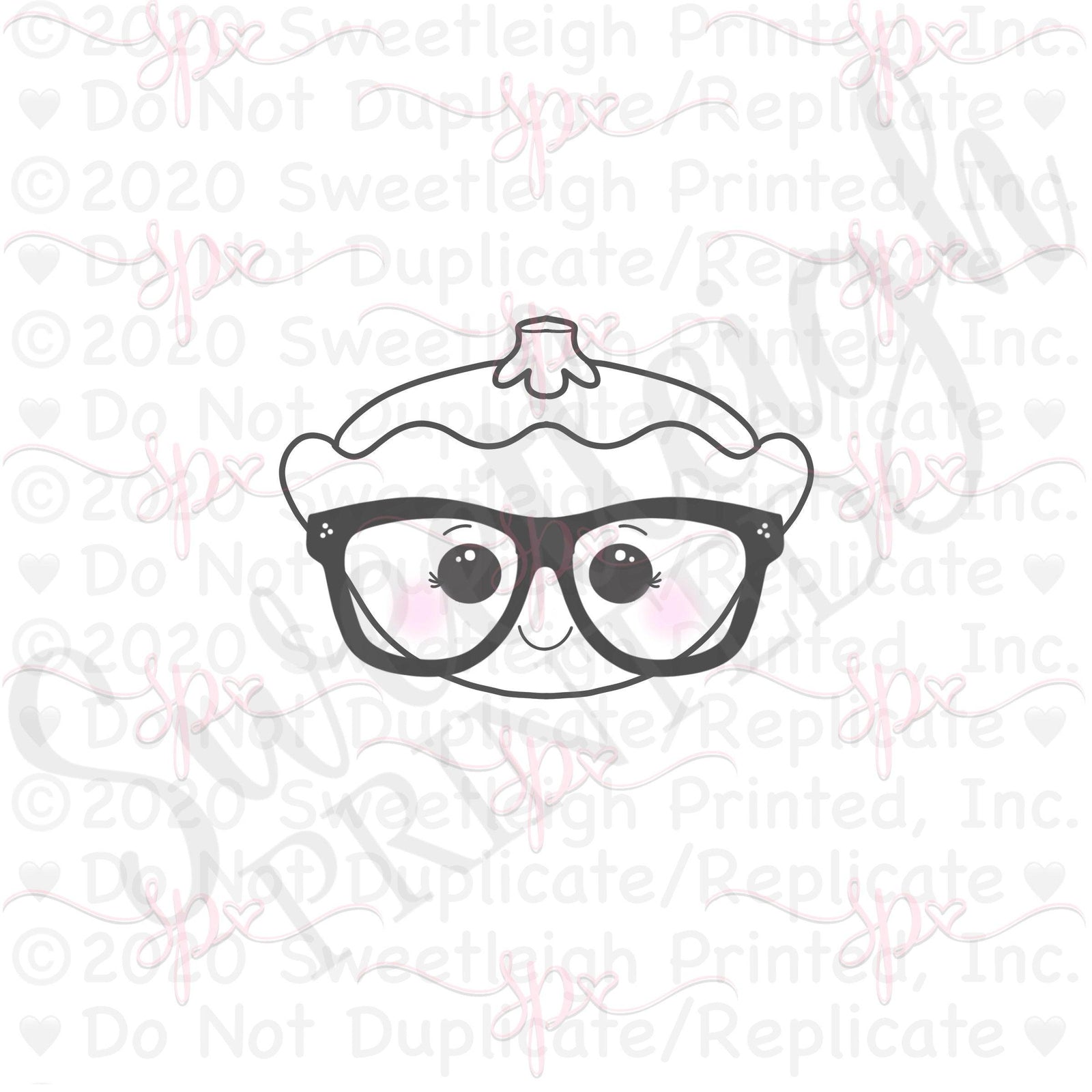 Nerdy Summer Squash Cookie Cutter - Sweetleigh 