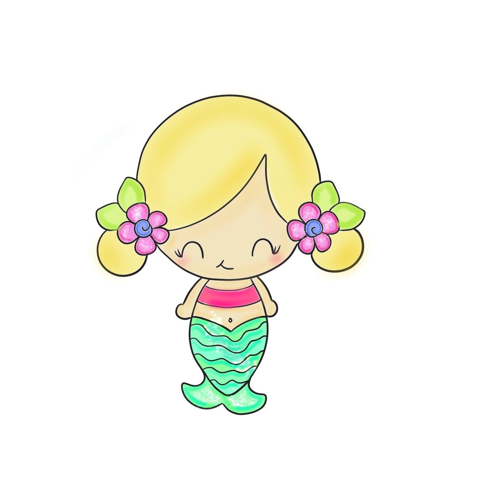 Nixie the Mermaid Cookie Cutter - Sweetleigh 