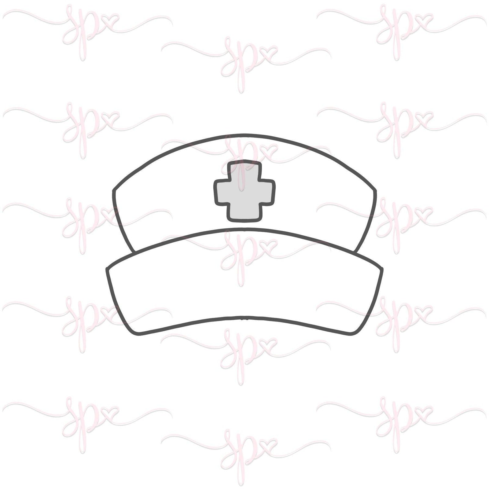 Nurse Cap Cookie Cutter - Sweetleigh 